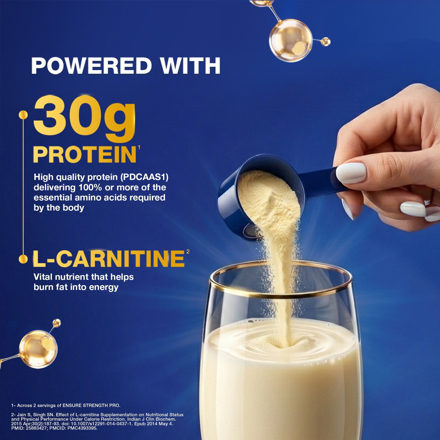 Image of ENSURE Strength Pro High Protein Drink for Adults 30g Protein, L-Carnitine, Low GI