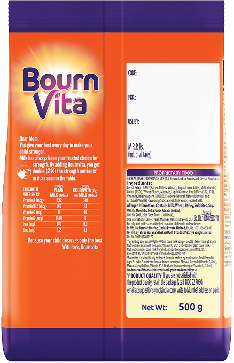 Image of Bournvita Chocolate Nutrition Drink