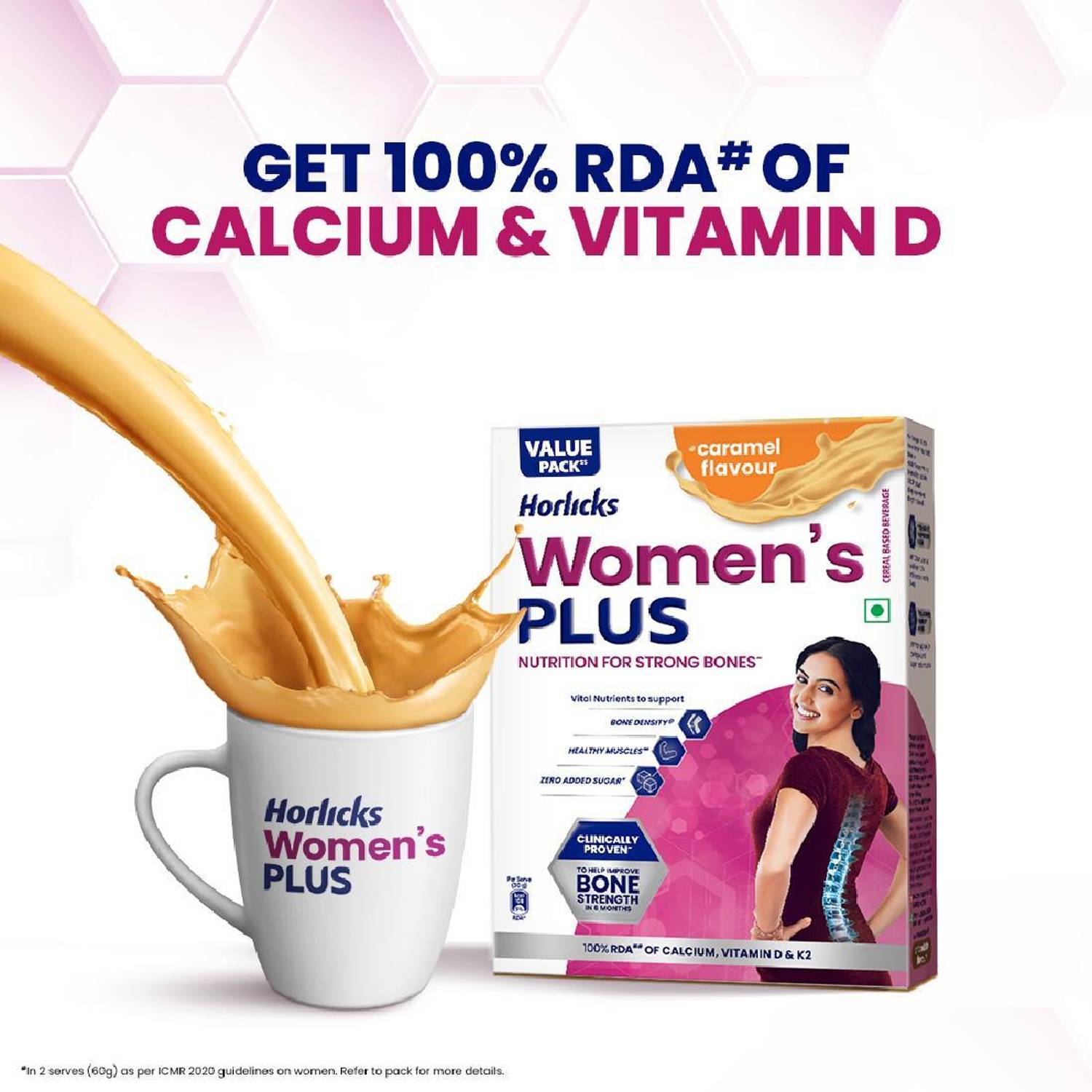 Horlicks Women's Plus Caramel BIB - Image 5
