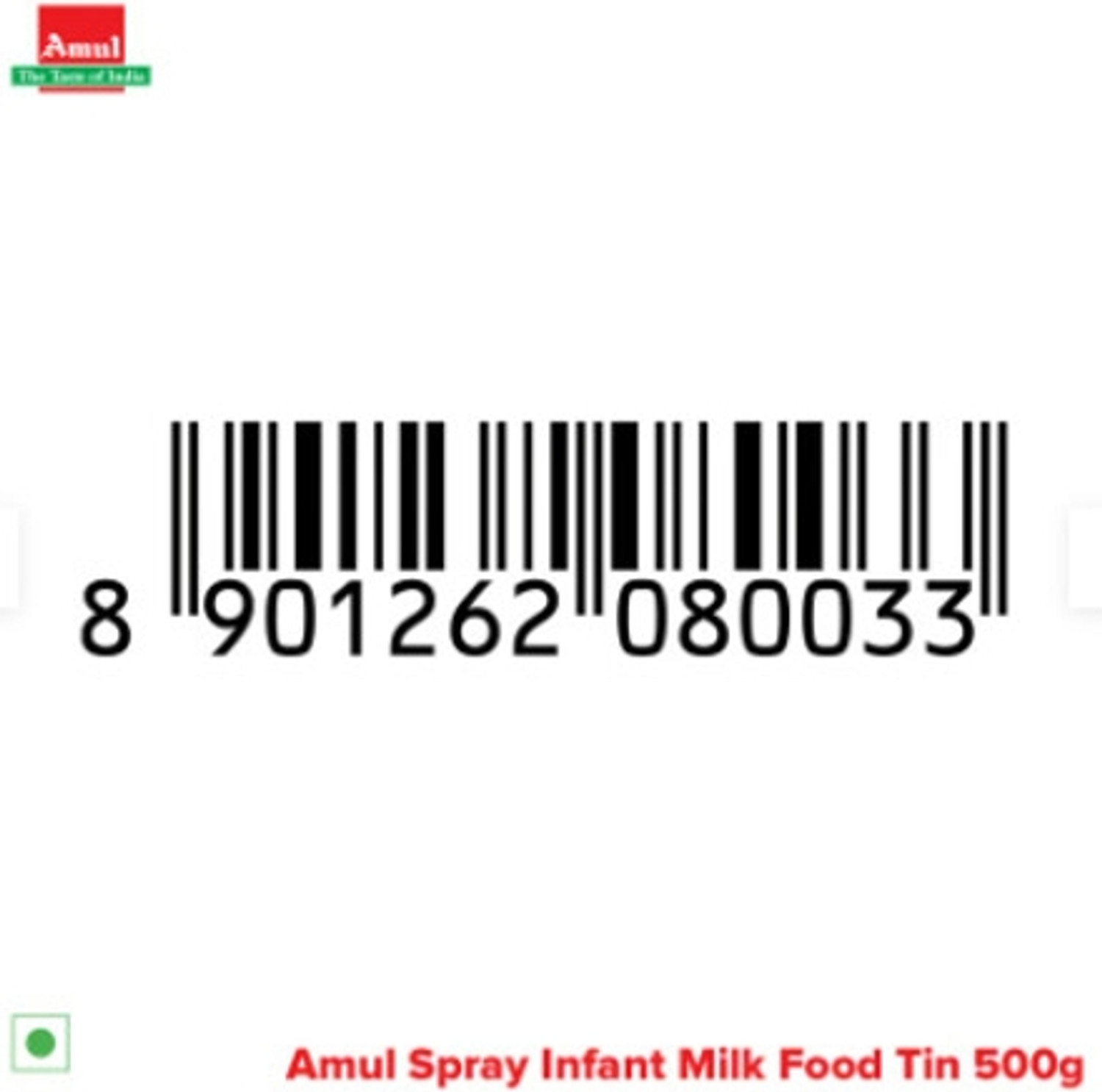 Image of Amul Milk Spray Powder 500G TIN Pack Of 1 Milk Powder