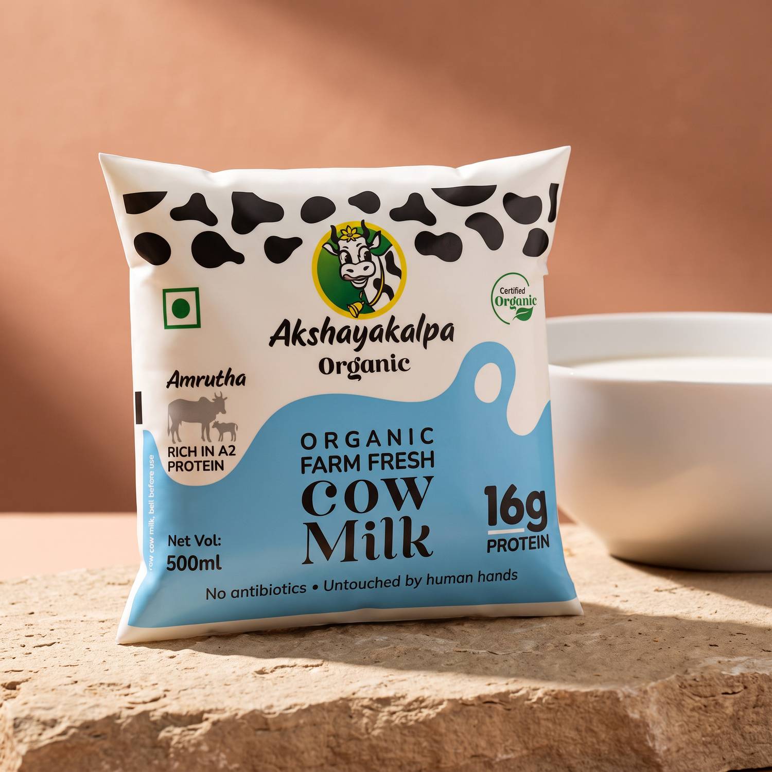 Akshayakalpa Organic Amrutha Farm Fresh A2 Milk