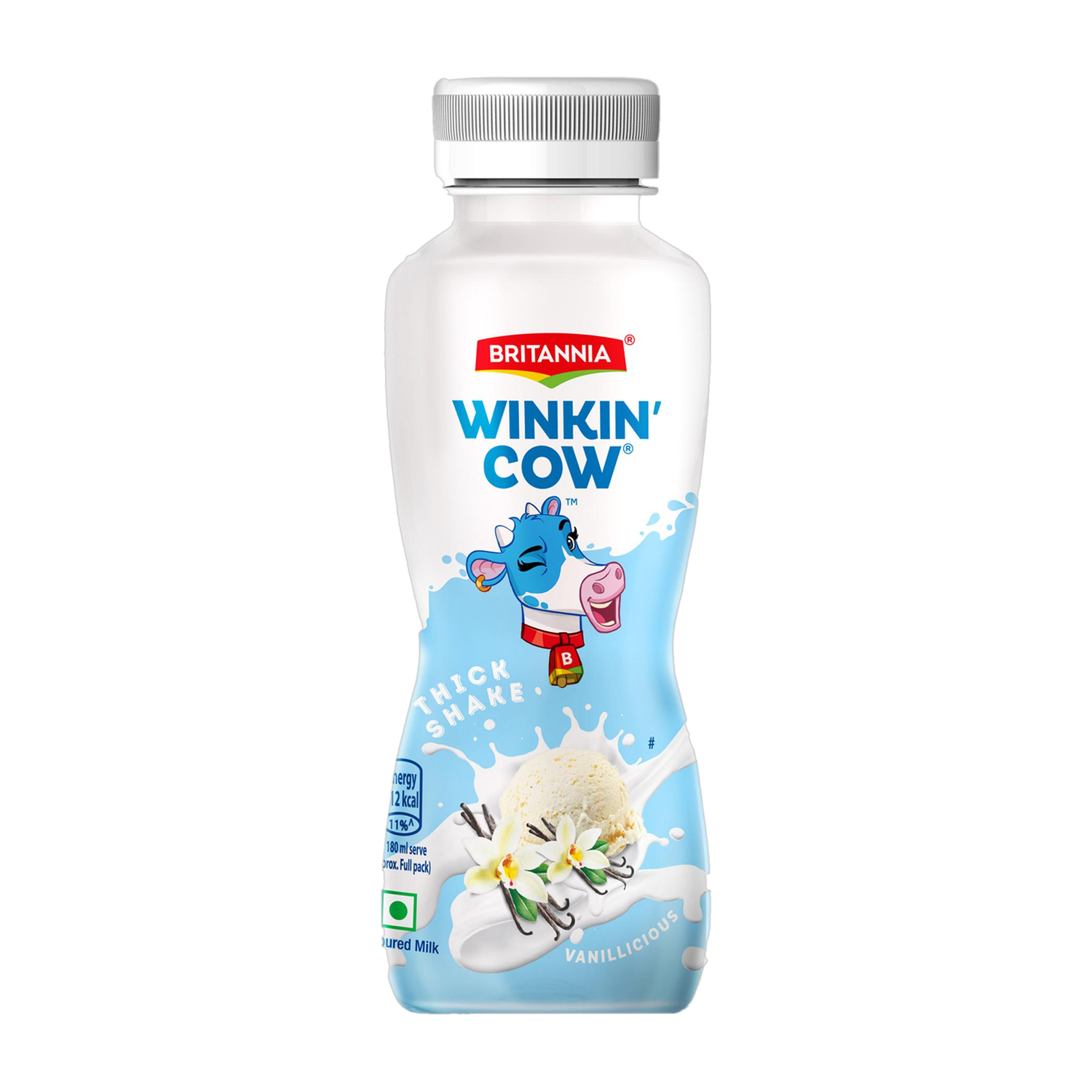 BRITANNIA Winkin' Cow Thick Shake Vanillicious Vanilla