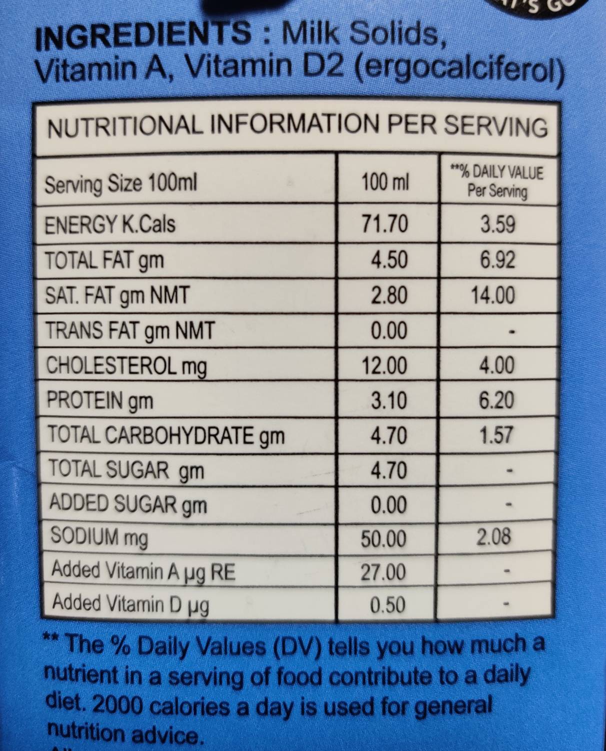 VIJAYA UHT Standardized Milk Price in India - Buy VIJAYA UHT