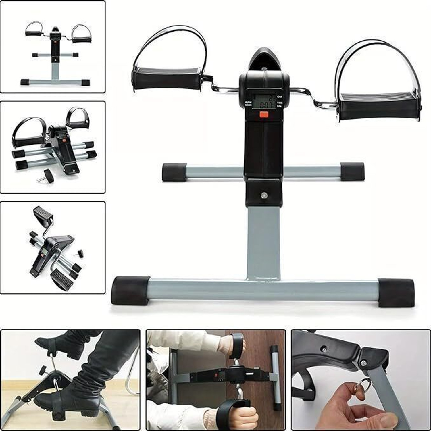 Image of GlobalFlex Global Flex MINI Mini Cycle Pedal Exerciser with Adjustable Resistance Mini Pedal Exerciser Cycle