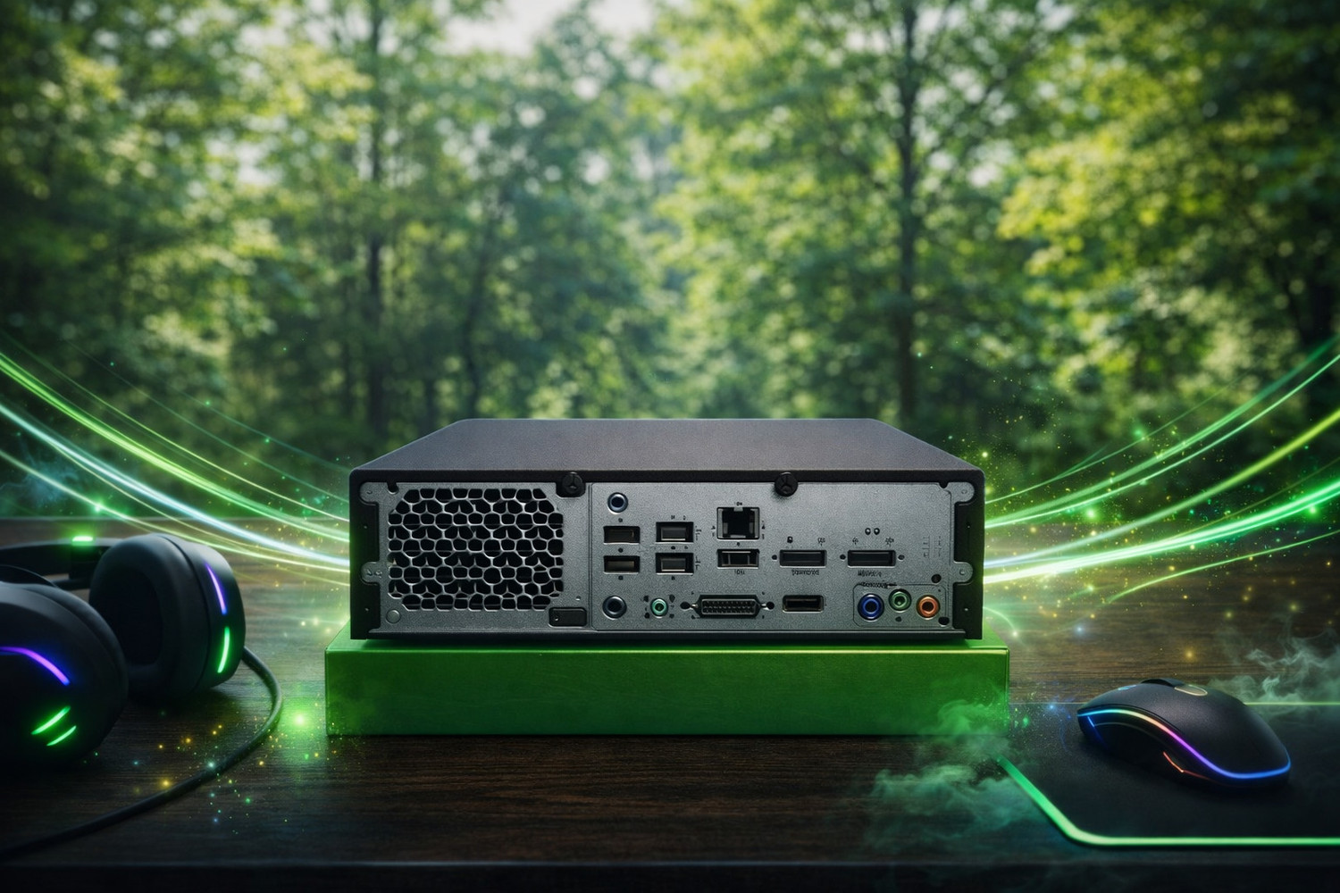 Image of HP Renewed G400 Desktop PC Full Set - Windows 11 Pro, i5-7th Generation Processor, Business-Class Desktop, Designed For Professionals, HD Graphics , Turbo-Speed Performance,, 512 MB Graphics Card, 8 GB 8GB DDR4 RAM (2666MHz), 256 GB 256GB NVMe M.2 SSD, this Desktop ensures quick boot times Mini PC