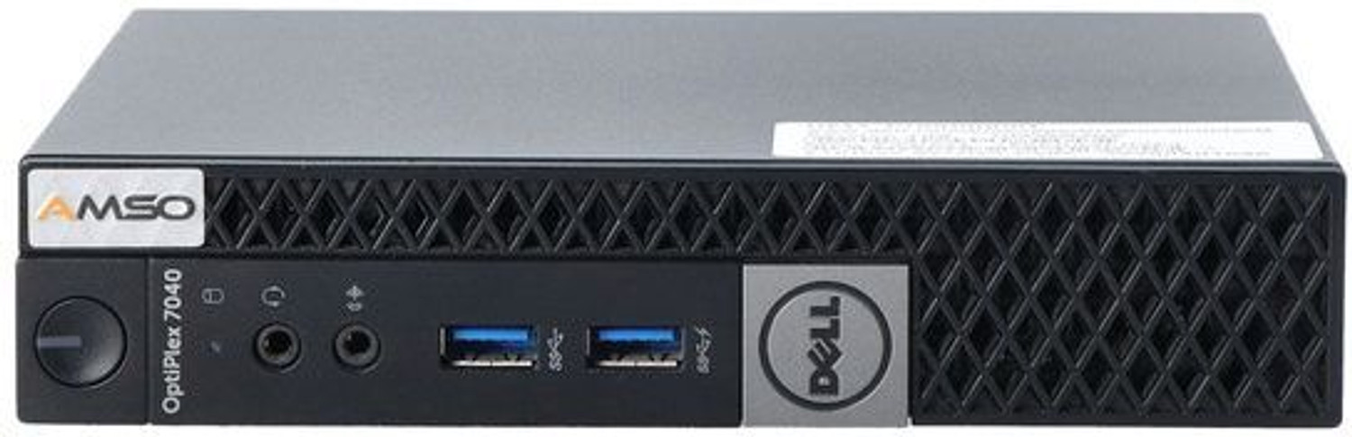 Image of DELL MINI PC 7040 - Windows 11 Pro, Intel Quad ( Core i5-6th Generation) Processor Type, 6500TE, 530 MB Graphics Card, 8 GB DDR-4 RAM | 2600 MHz, 256 GB SATA SSD with 2100 RPM speed up to 20x faster than other compatible SSDs Mini PC