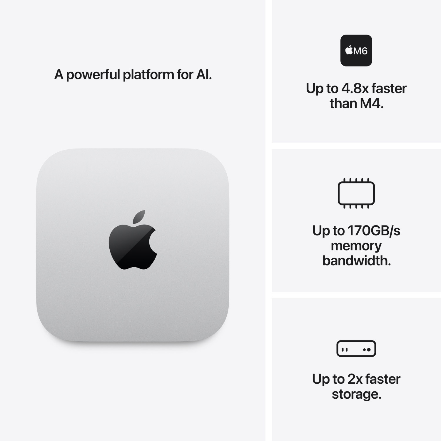 Image of Apple Mac mini MHQK4HN /A - Mac OS, M6, M6, 0 GB Graphics Card, 16 GB NA, 256 GB SSD Mini PC