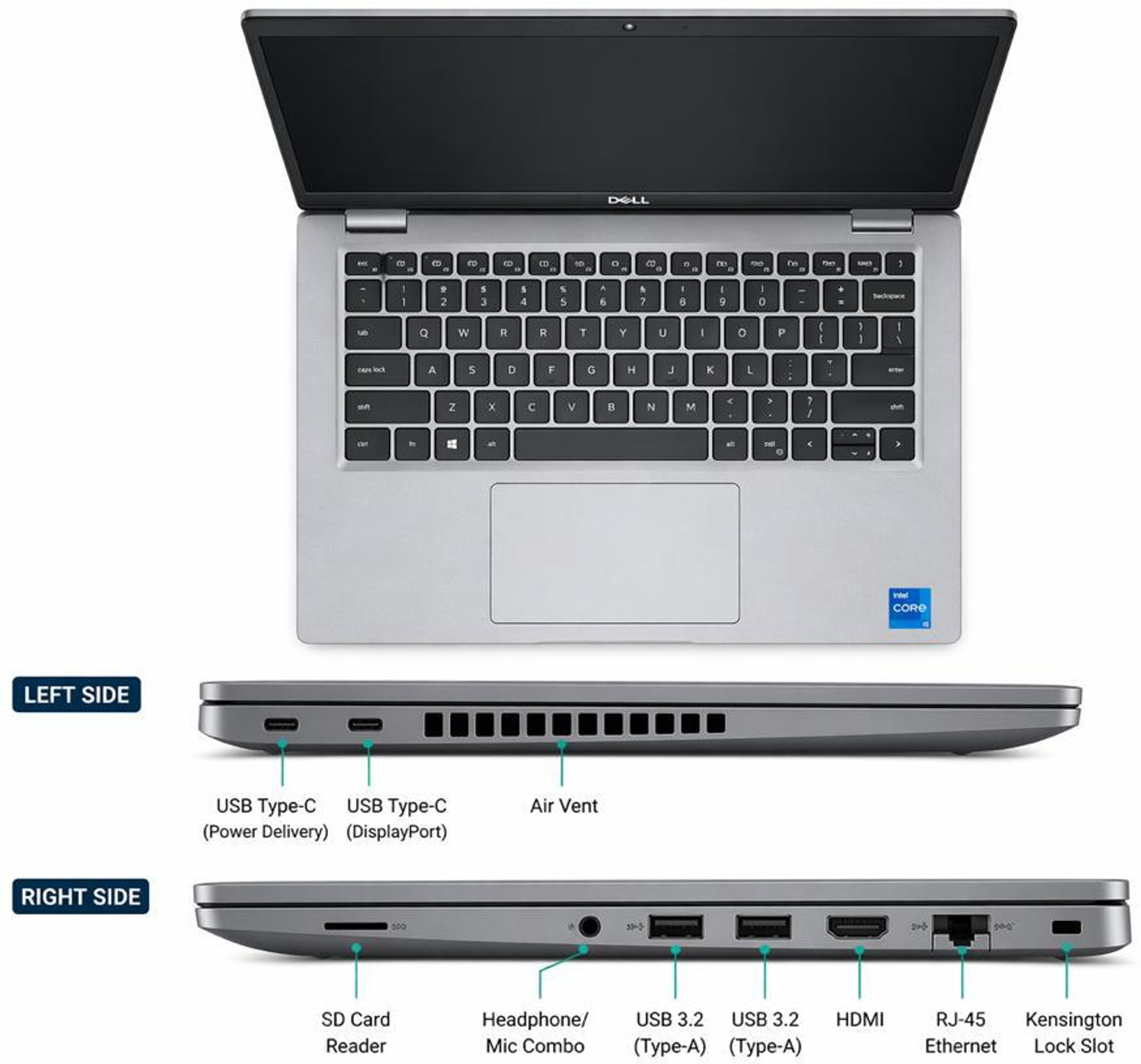 Image of DELL Latitude 5420 Refurbished - Windows 11 Pro, Core i5-1145G7 2.6 GHz, Processor, 8 GB DDR4 RAM (Upgradable up to 32GB) 14 inch FHD DISPLAY, 256 GB NVME SSD Fast Boot & Performance(Minor scratches visible on body) Mini PC