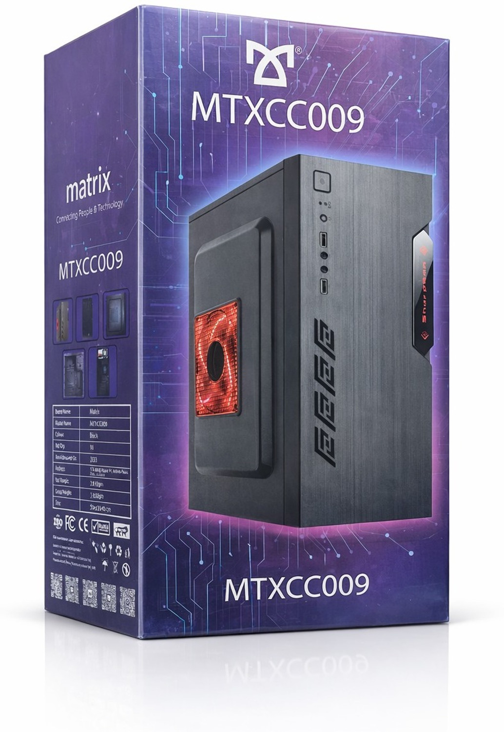 Image of Matrix MTXCC009 - Windows 11 Pro, Intel Quad ( Core i5-3th Generation) Processor Type, 3570, 520 MB Graphics Card, 8 GB DDR-3L RAM, 256 GB SATA SSD with 2100 RPM speed up to 20x faster than other compatible SSDs Mini PC
