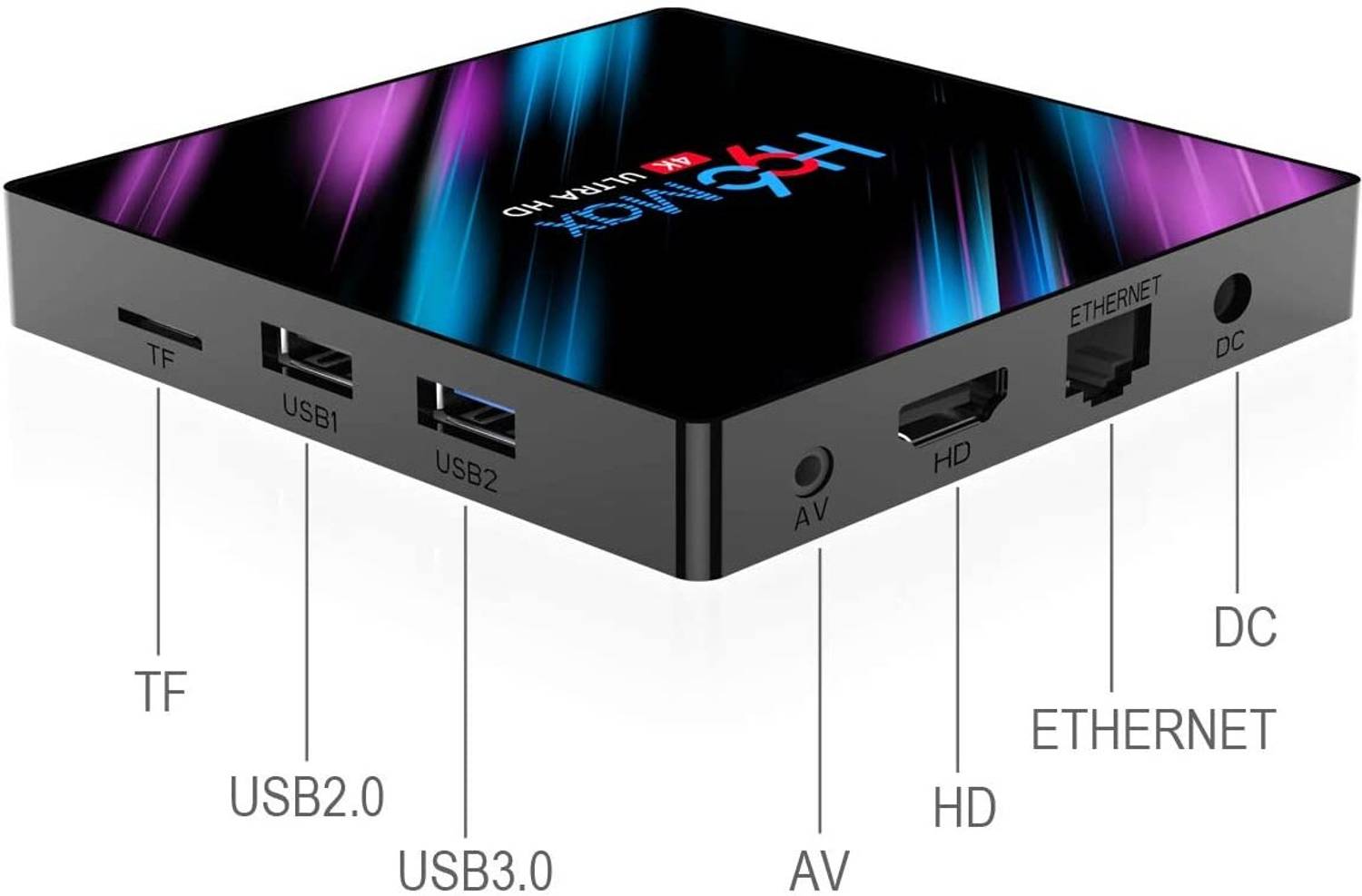 Techdash H96 TV BOX - Linux, H616, Cortex, 4 GB ddr3, 64 GB SDRAM