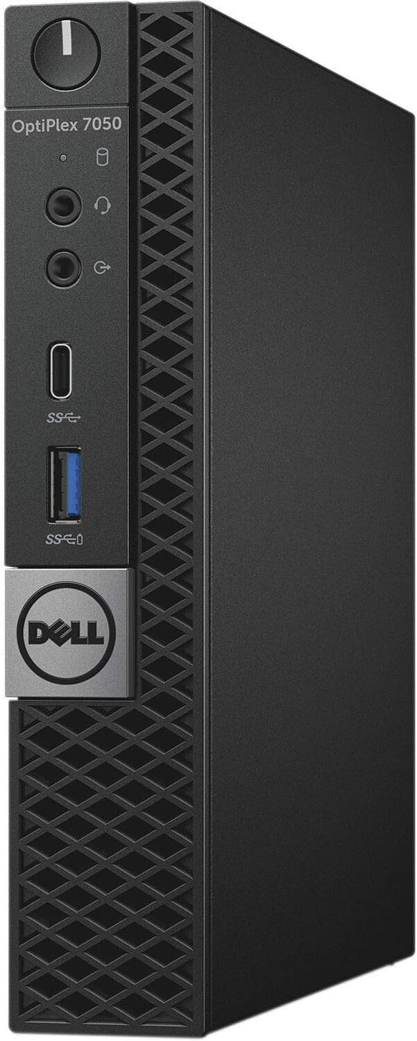 Image of composite Refubrished Del Wyse 7040 Mini PC High Performance Business Desktop Computer, - Windows 11, Intel Core i5-6500TE, 3.3GHz, 8 GB DDR-4, 256 GB SSD High Performance 2100RPM Mini PC (Black)