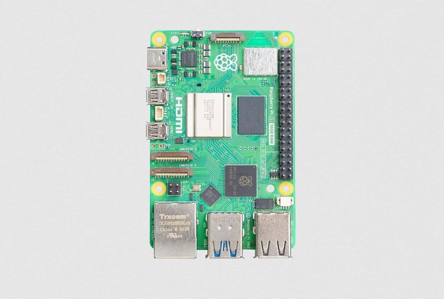 SHIZUHA Raspberry Pi 5 Kit - 16GB RAM - Linux, Broadcom BCM2712