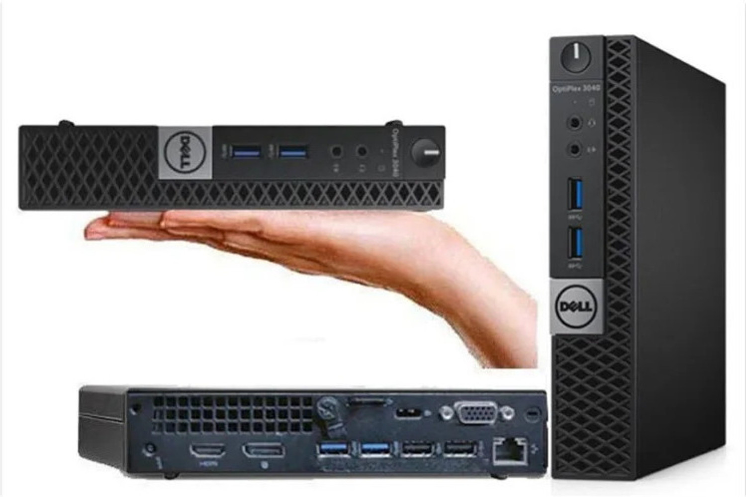Image of DELL Refurbished Core i3 7th Gen Mini PC - Windows 11, Intel, Core i3 7th Gen, 8 GB DDR4, 256 GB SSD Mini PC