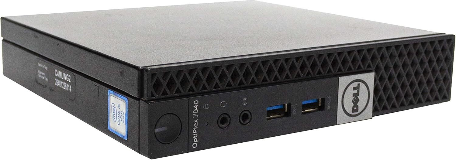 Image of DELL Renewed Wyse 7040 Thin Client High Performance Business Desktop Computer, - Windows 11 Pro, Intel, Core i5-6th Generation, 550 MB Graphics Card, 8 GB DDR-4 PC4 2600 MHz, 256 GB M.2 /SATA SSD With High RPM 2100 Mini PC