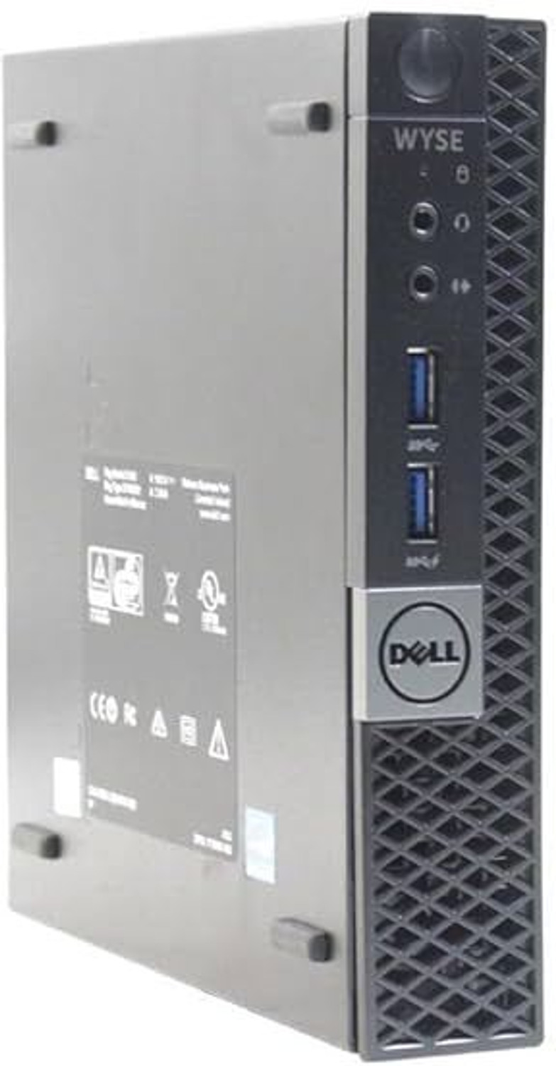 Image of DELL Renewed Wyse 7040 Thin Client High Performance Business Desktop Computer, - Windows 11 Pro, Intel, Core i5-6th Generation, 550 MB Graphics Card, 8 GB DDR-4 PC4 2600 MHz, 256 GB M.2 /SATA SSD With High RPM 2100 Mini PC