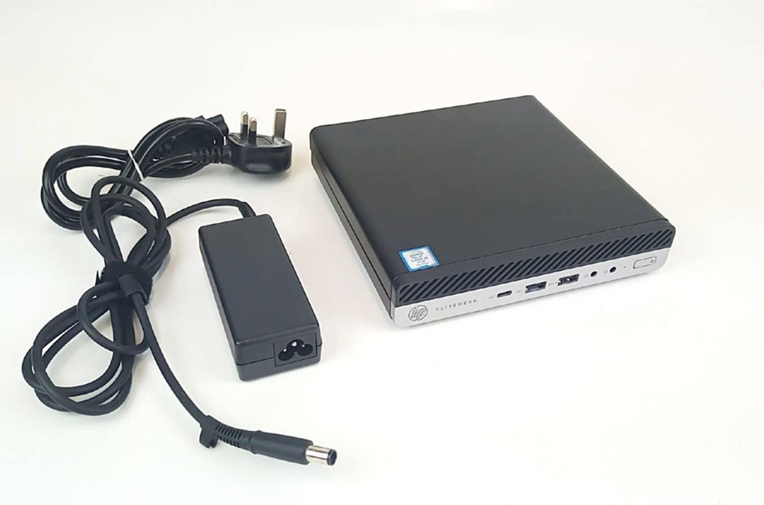 HP EliteDesk (Re-Newed) Tiny PC with Core i3 8th Gen, 4-Core, 8GB