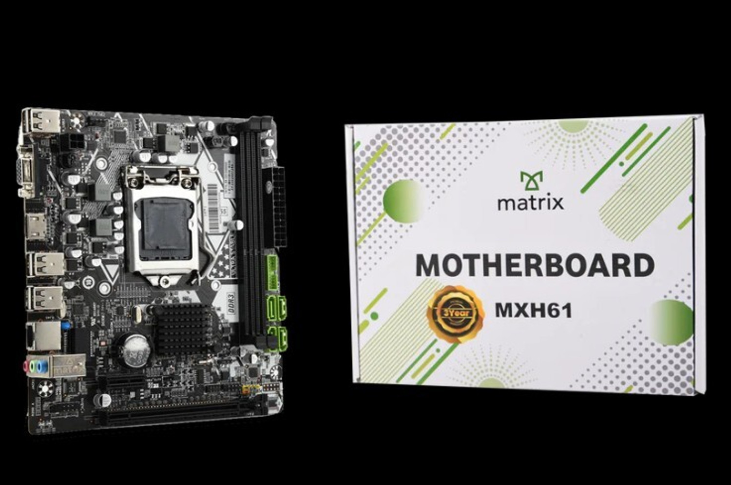 Image of Matrix Steel Mtxcc007 Computer - Windows 11 Pro, Intel Quad ( Core i5-3th Generation) Processor Type, 3570, 520 MB Graphics Card, 8 GB DDR-3, 256 GB SATA SSD with 2100 RPM speeds up to 20x faster than other compatible SSDs Mini PC