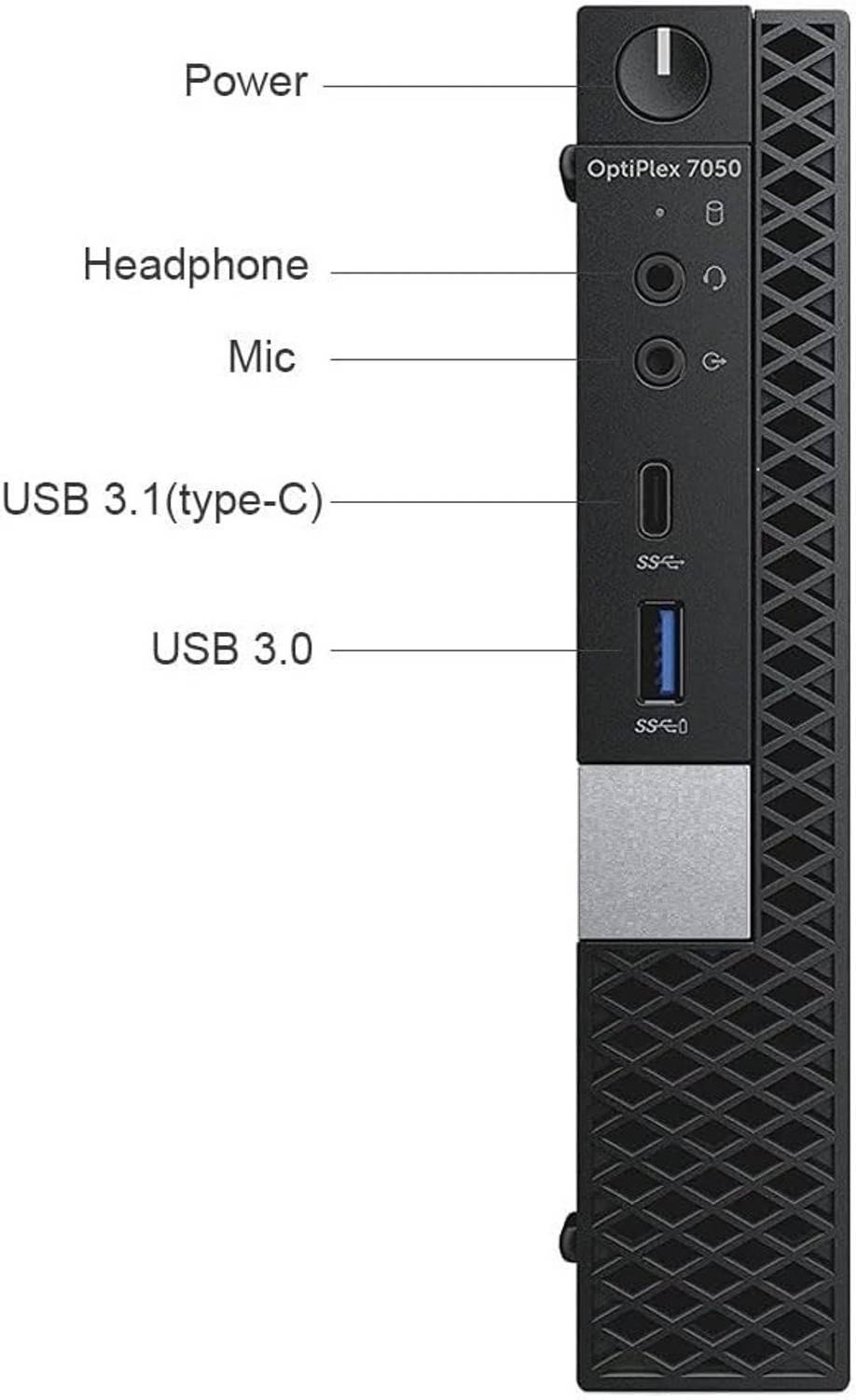 CompuTek ™ | DELL-Optiplex 7050 Mini (Renewed) - Windows 10, Intel