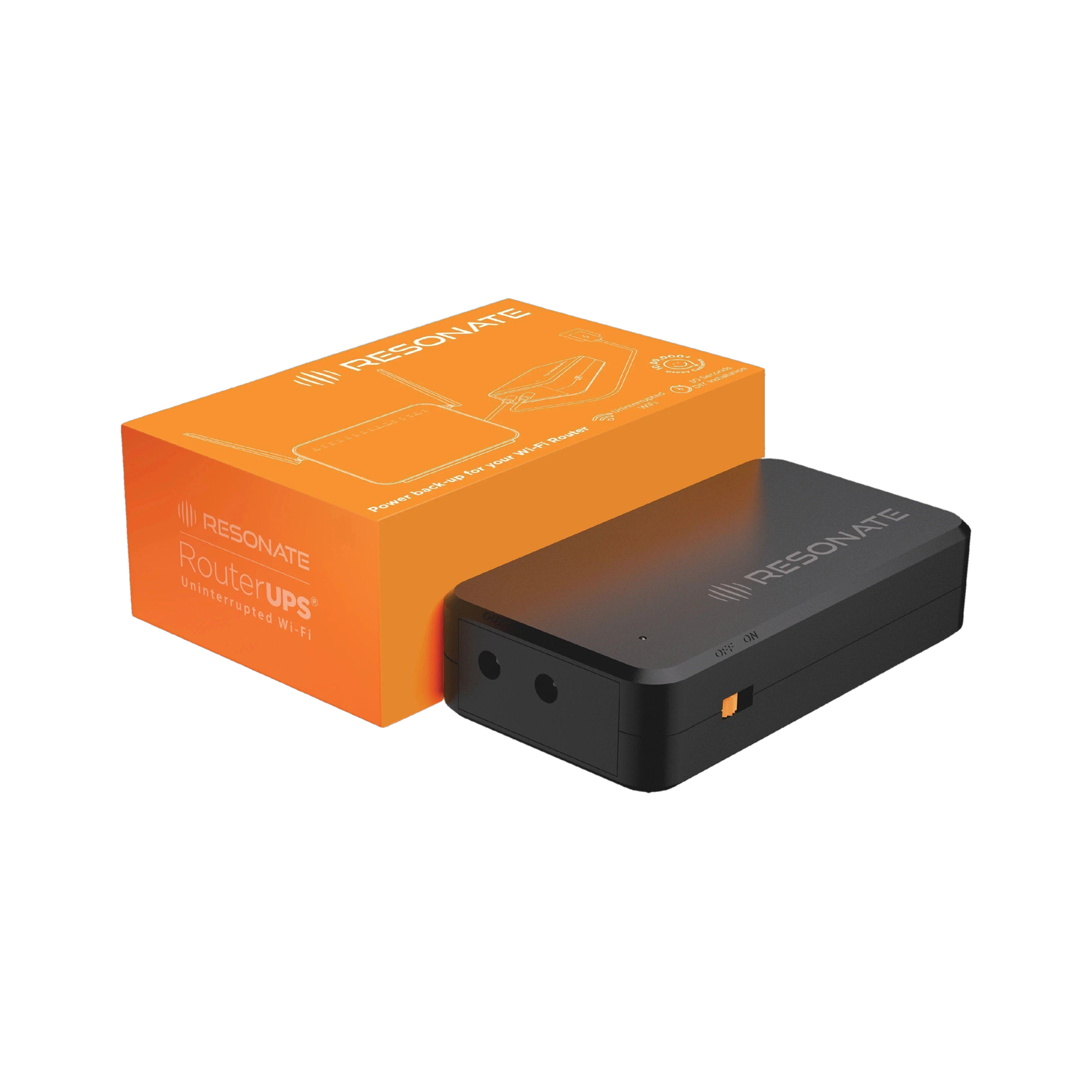 RESONATE RouterUPS CRU12V2A Power Backup for Router