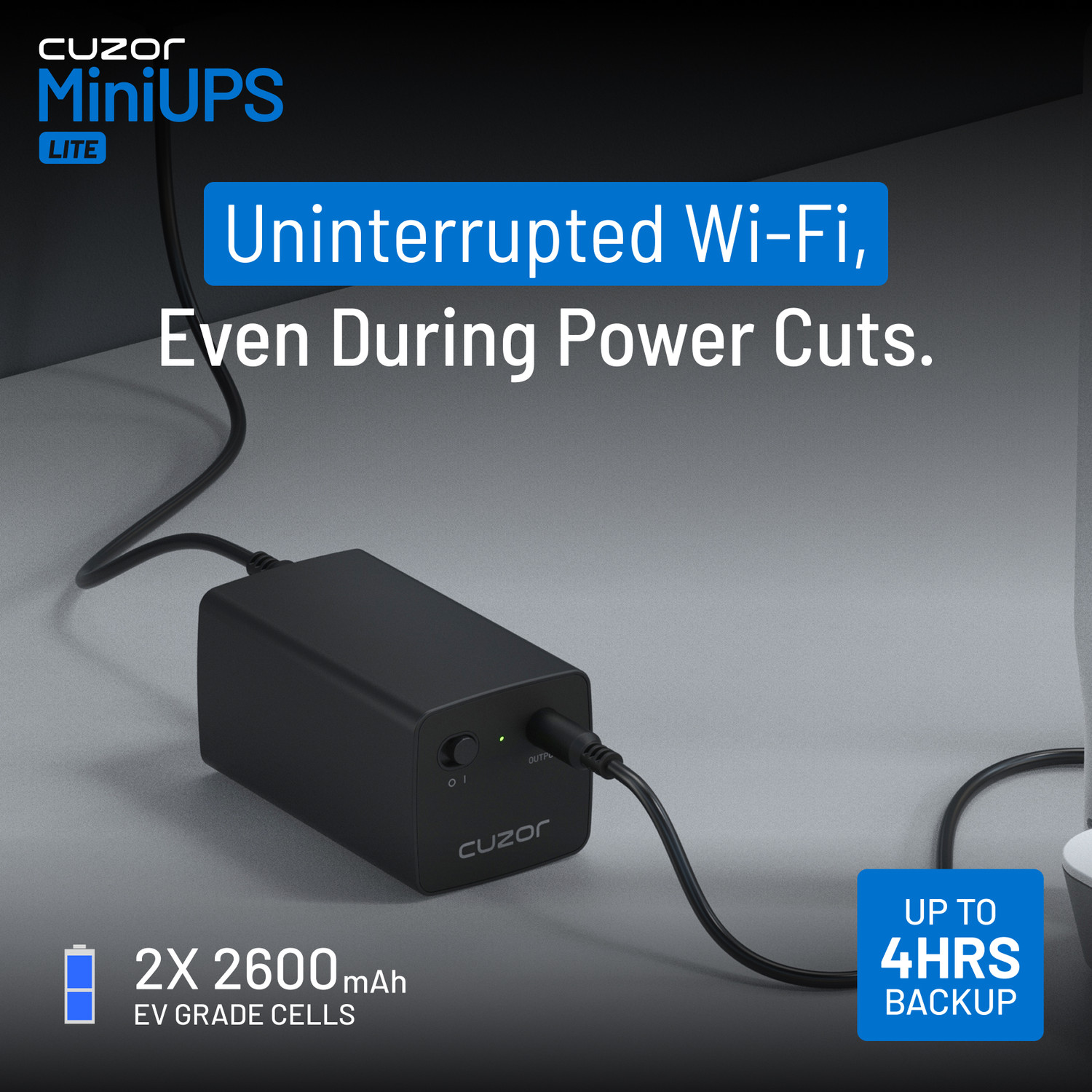 Image of Cuzor MiniUPS-Lite-12V2A Power Backup for Router