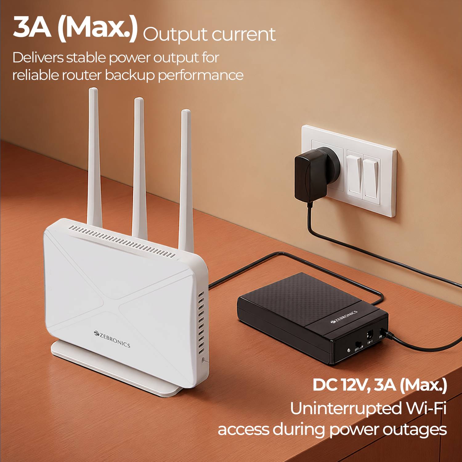 ZEBRONICS ZEB-RUPS 1 Router Power Backup - Image 3