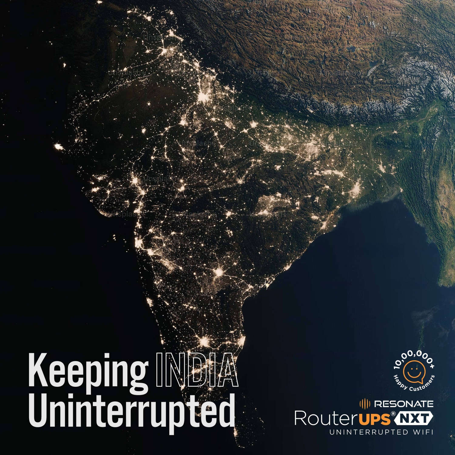 Image of RESONATE RouterUPS NxT CRU12V3A Power Backup for Router