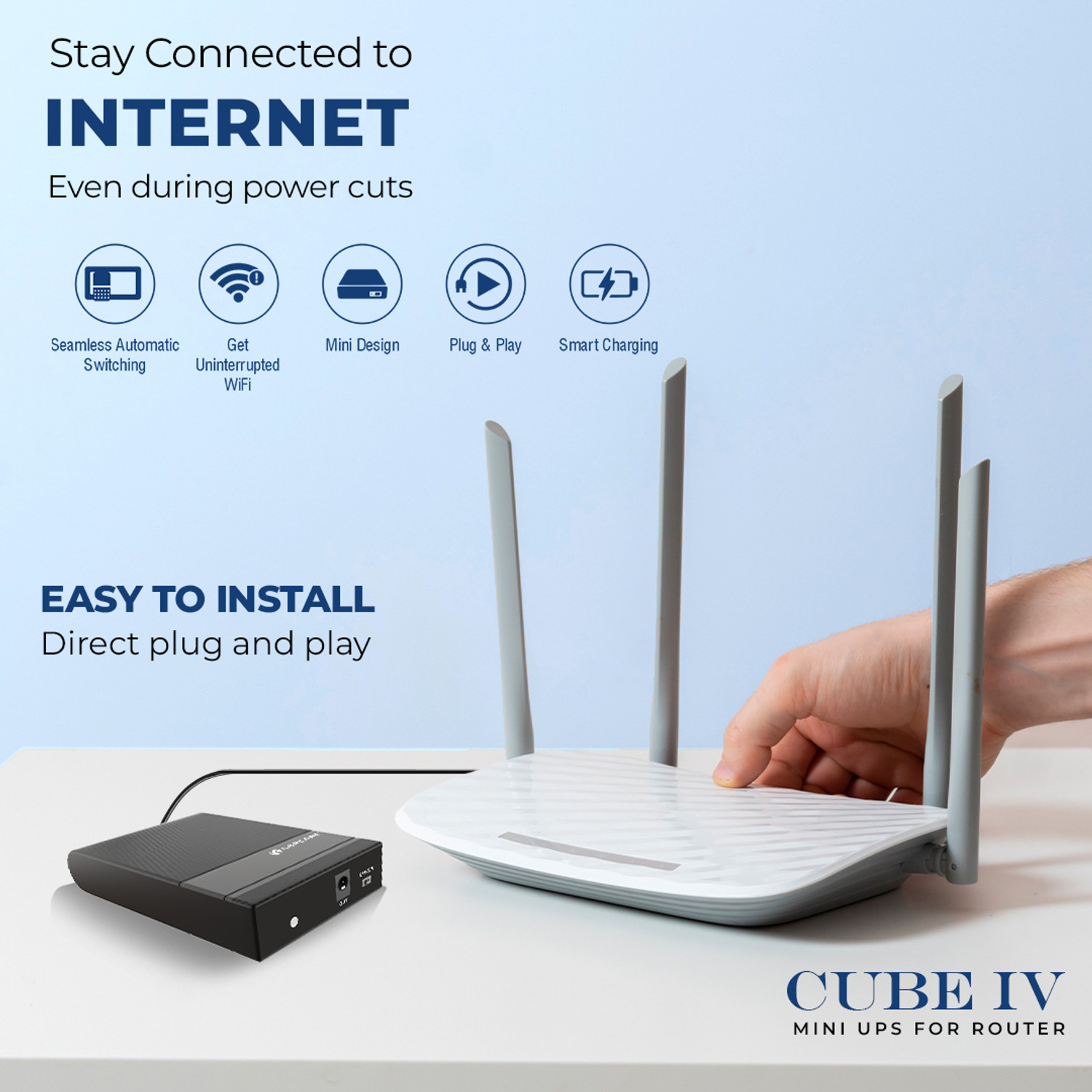 Image of LAPCARE LMU-123 Power Backup for Router