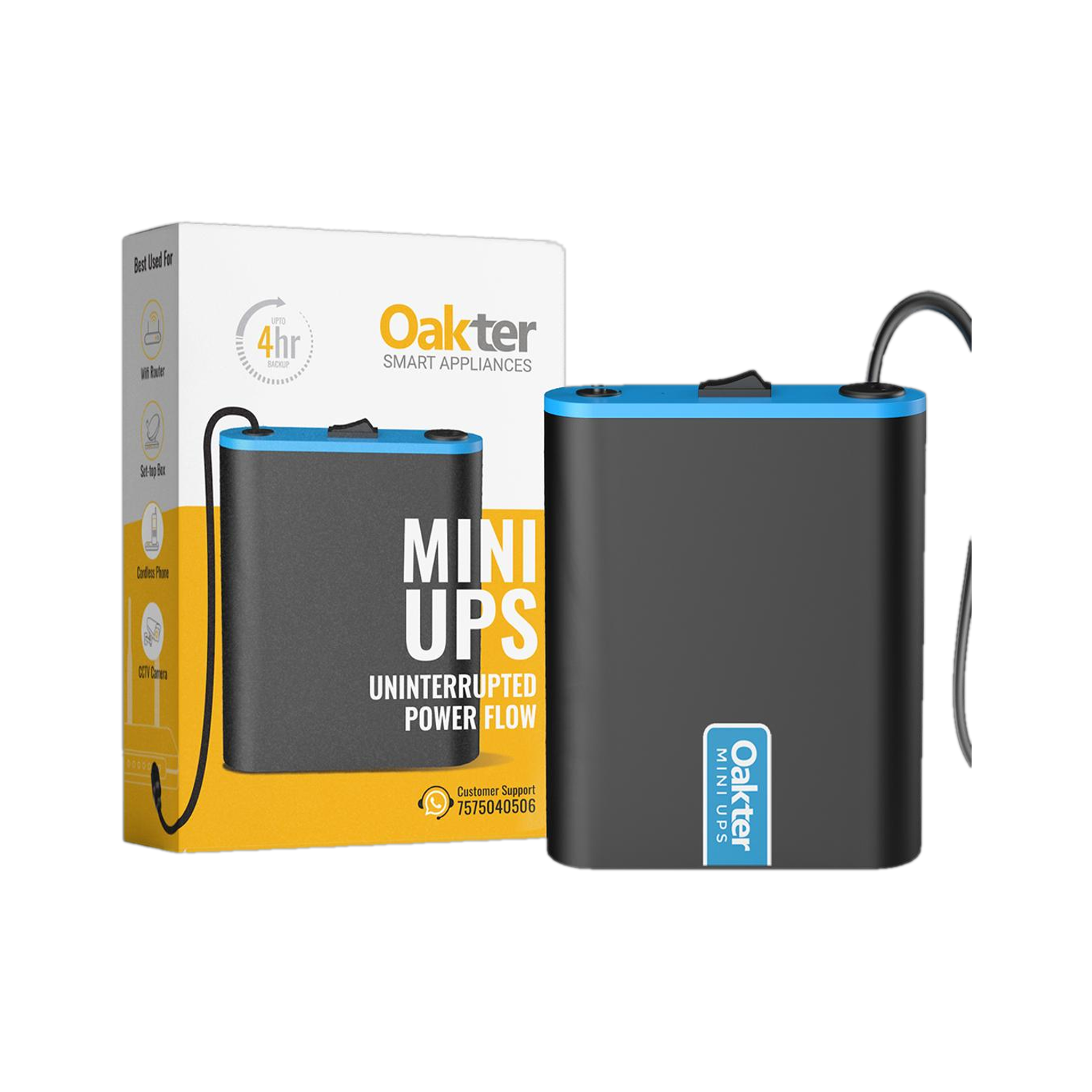 Oakter Mini UPS 12V Wi-Fi Power Backup for Router - Image 1
