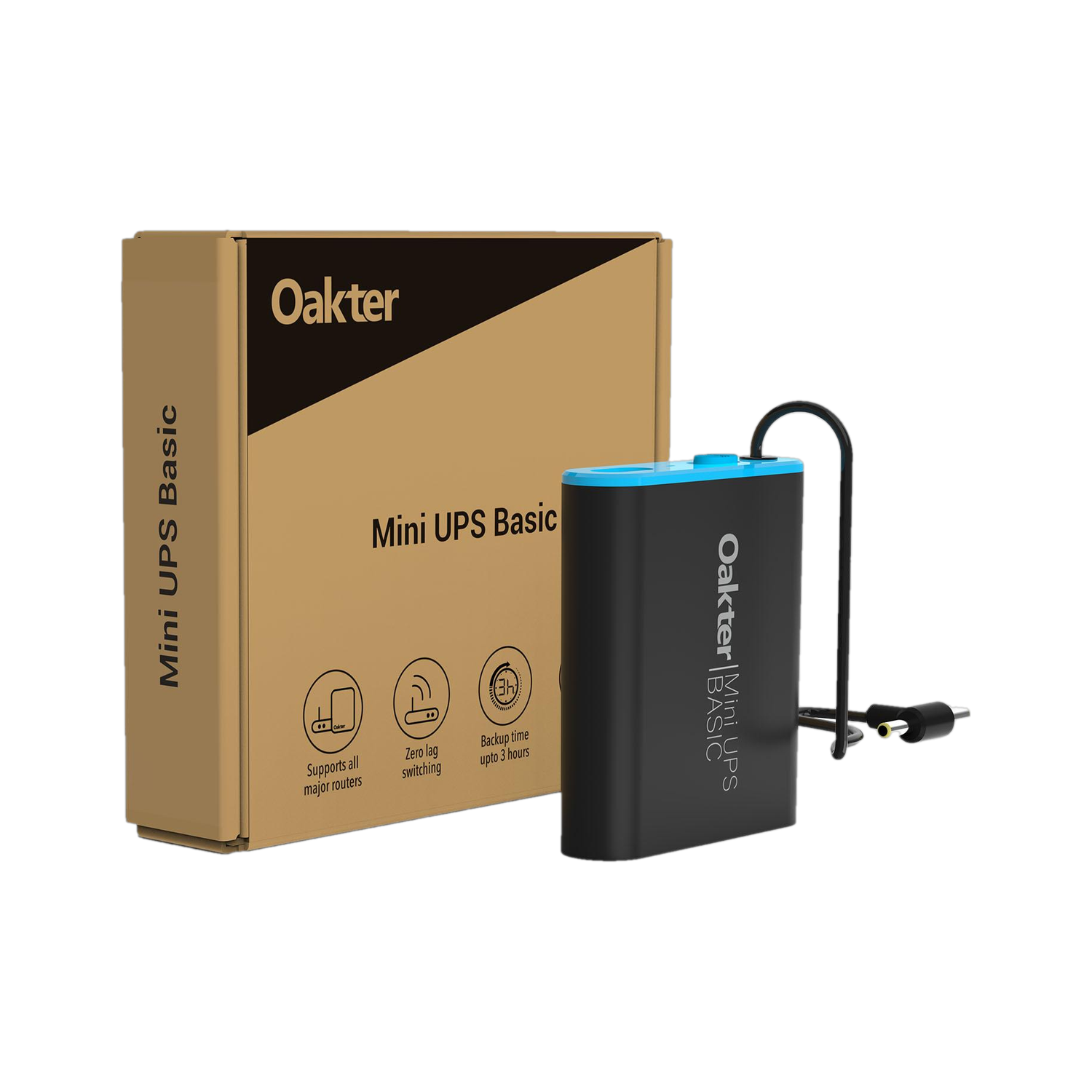 Image of Oakter Mini UPS Basic Power Backup for Router