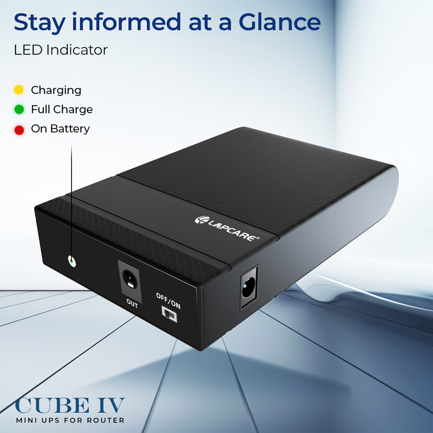 Image of LAPCARE LMU-123 Power Backup for Router