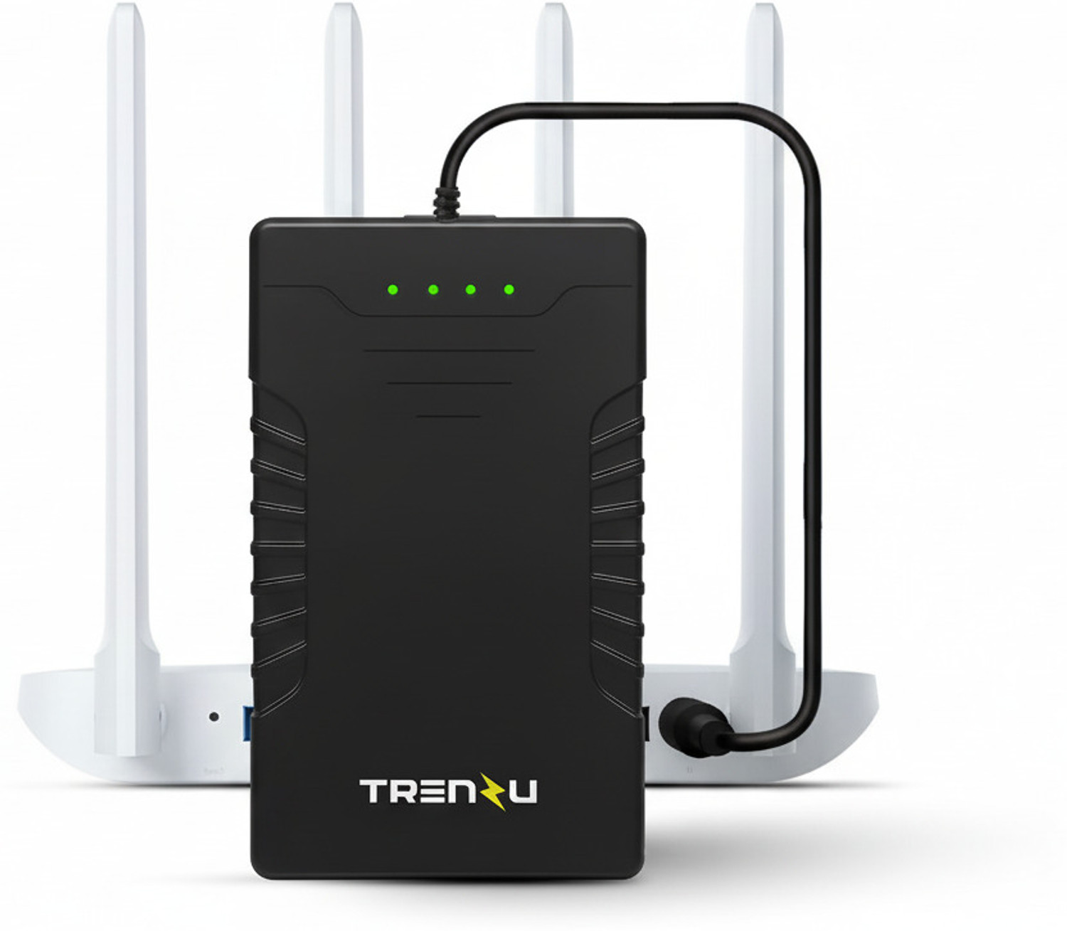 Image of Trenzu UPS for Router | 6600mAh Battery | 6 Hours Backup | Smart Mini UPS Device Power Backup for Router