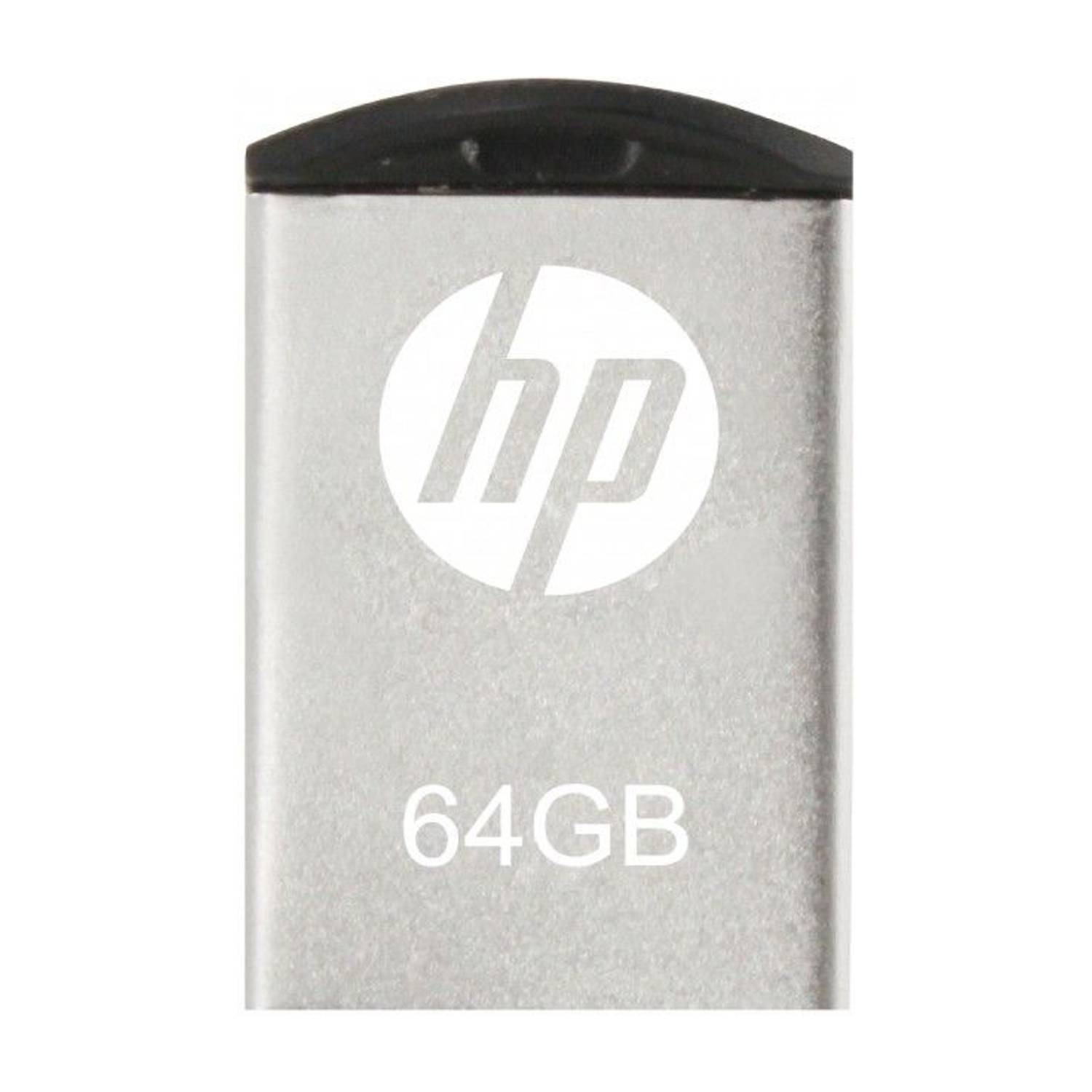 HP V222W 64 GB Pen Drive Compatible with Desktop Computer, Laptop, Television USB 2.0 Metal Case