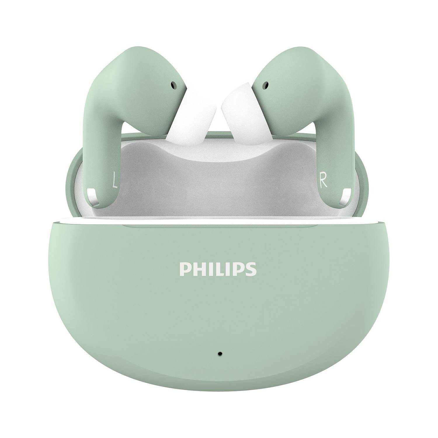 Philips TAT1269 TWS Earbuds, 40H Playtime, Frosty Green - Image 1