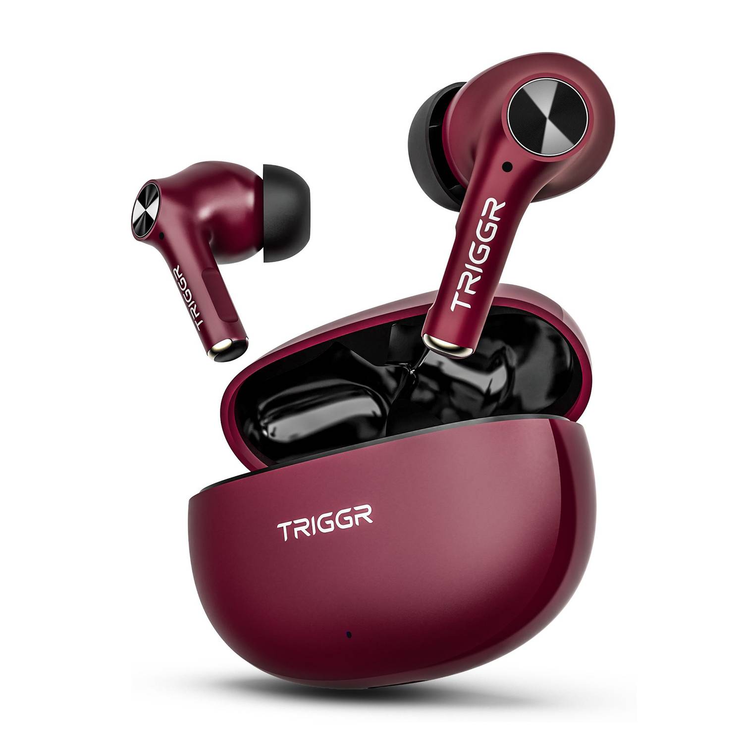TRIGGR Ultrabuds Go with 40H Playtime, AI ENC, Dynamic Drivers, Type-C Fast Charging Bluetooth