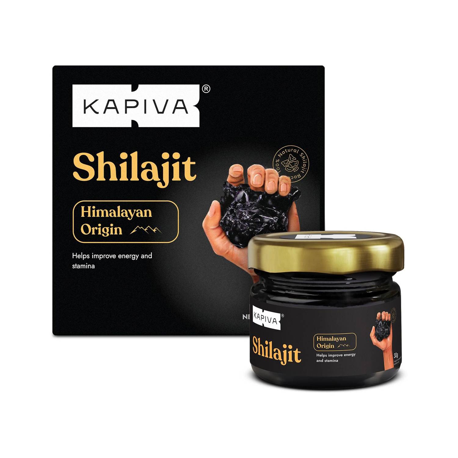 Kapiva Himalayan Shilajit Resin 20g - Image 1