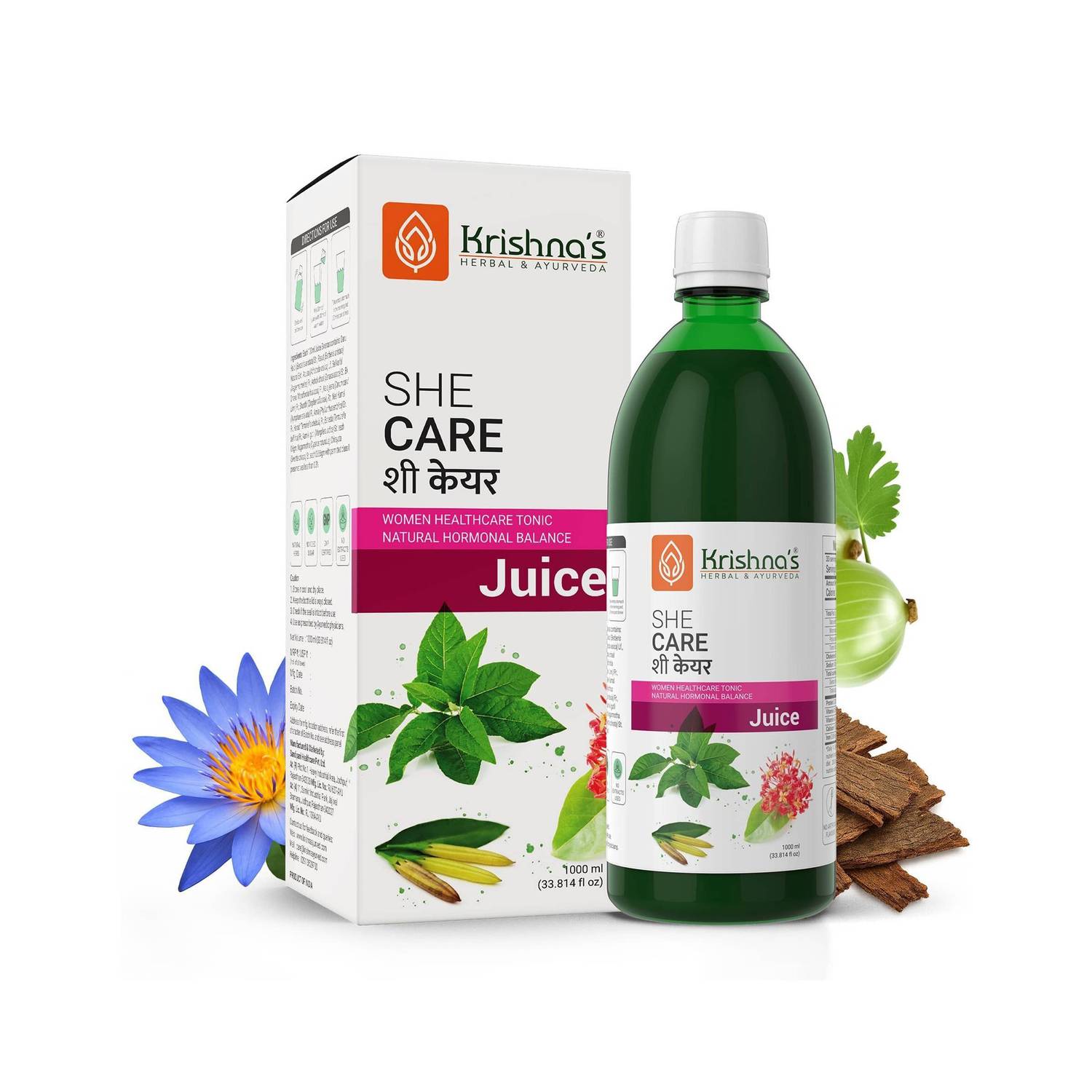 Krishna's Herbal & Ayurveda She Care Juice 1 L - Image 1