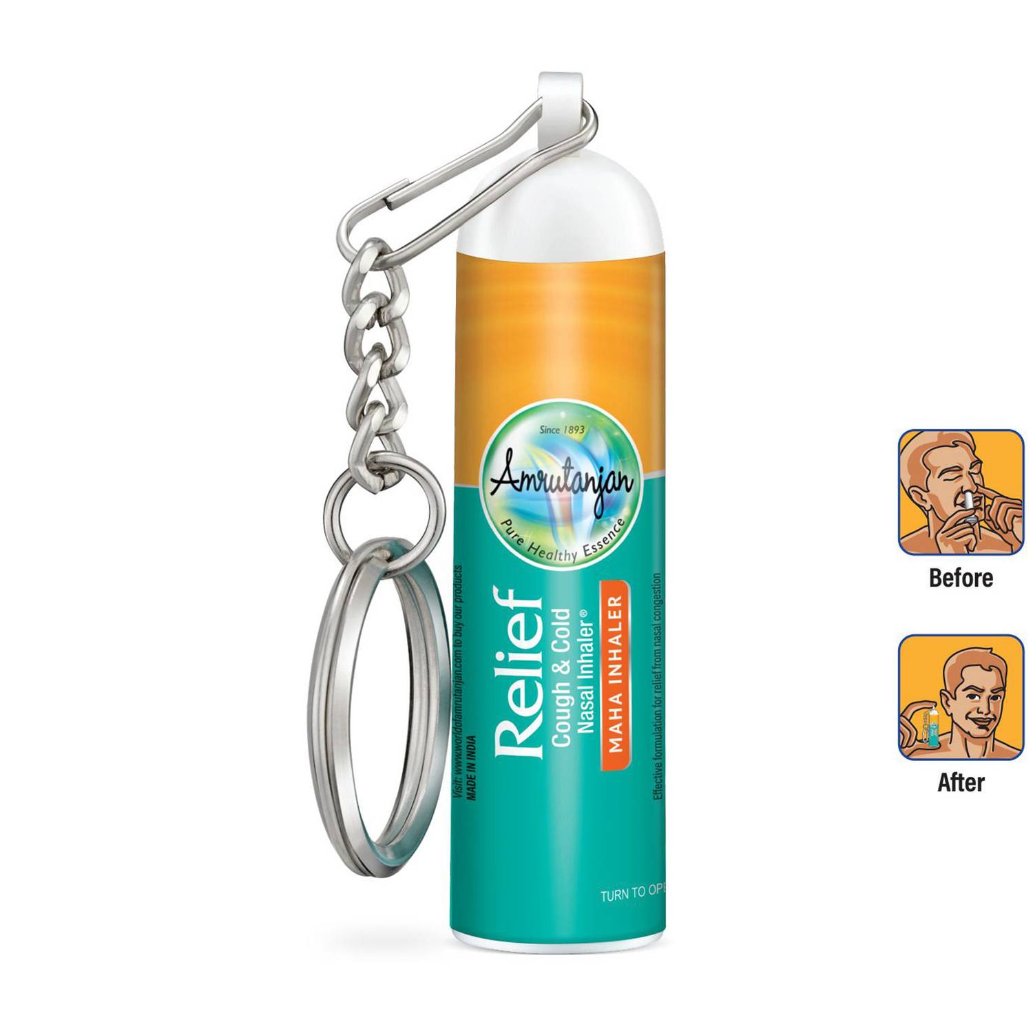 Amrutanjan Relief Cough & Cold Nasal Inhaler Liquid