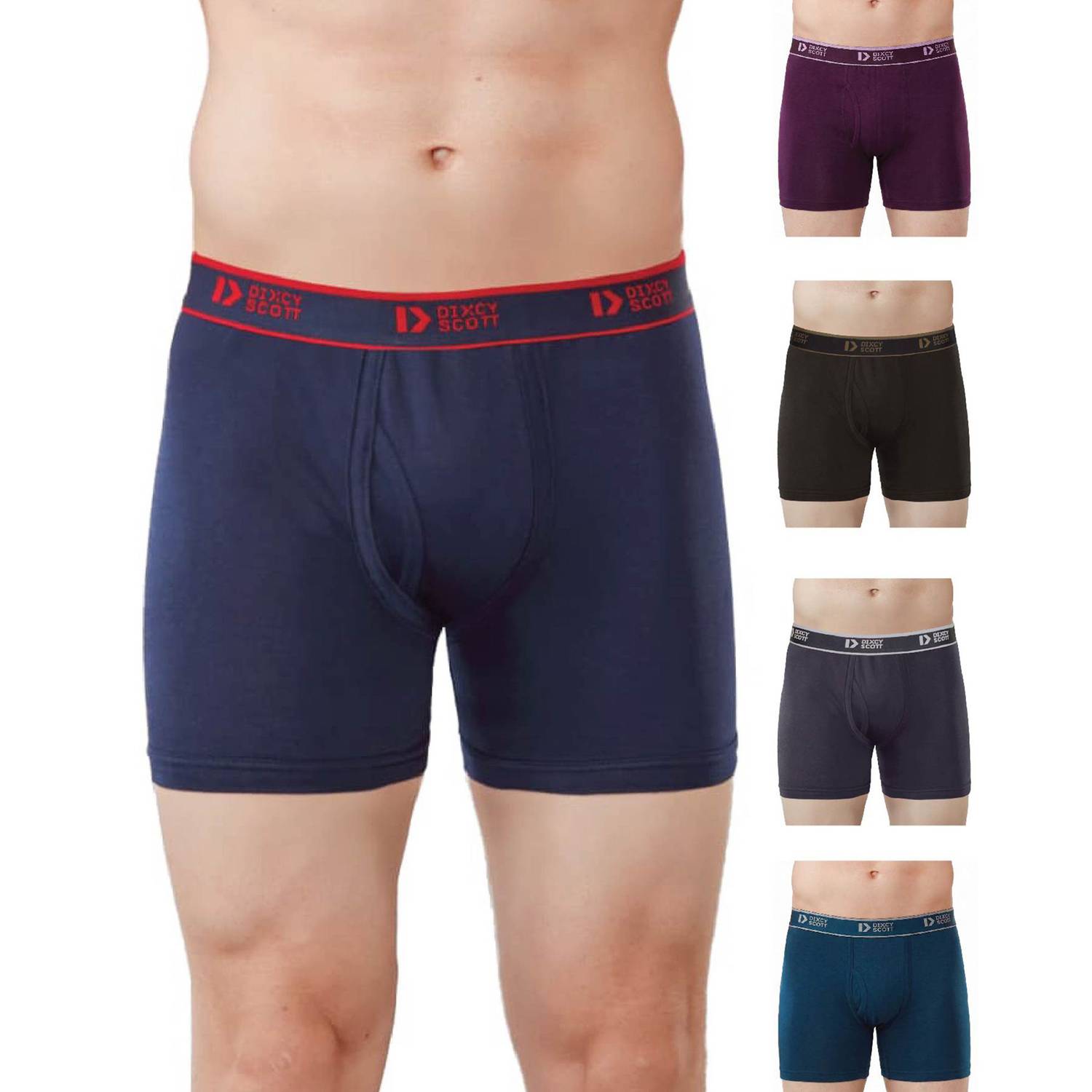 Dixcy Scott Originals Men Cross 100% Combed Cotton Brief Pack of 5 - Image 1