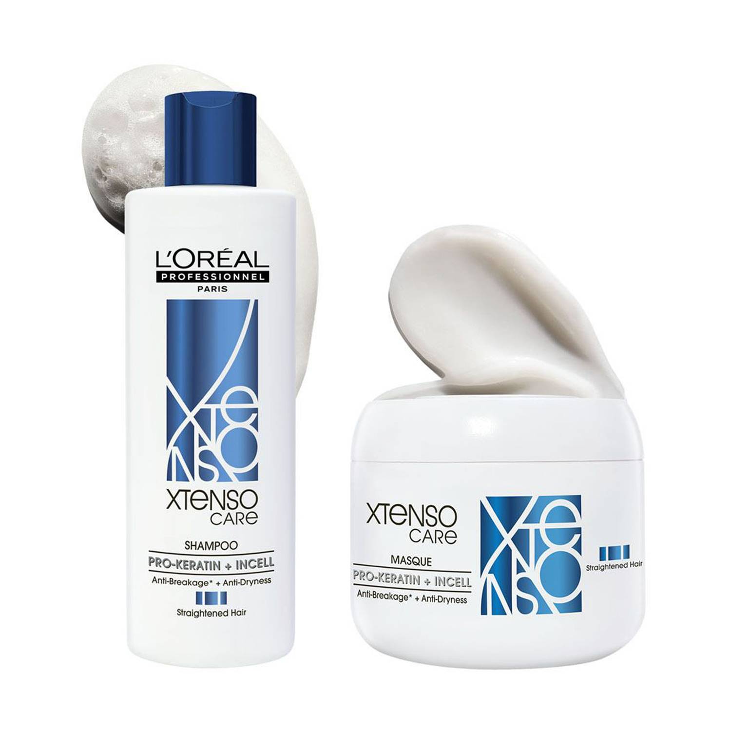 L'Oréal Professionnel Xtenso Care Shampoo 250 ml + Masque 196g Combo - Image 1