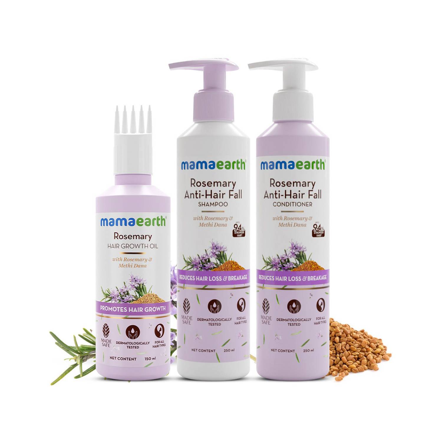 Mamaearth Rosemary Hair Fall Control Kit - Image 1