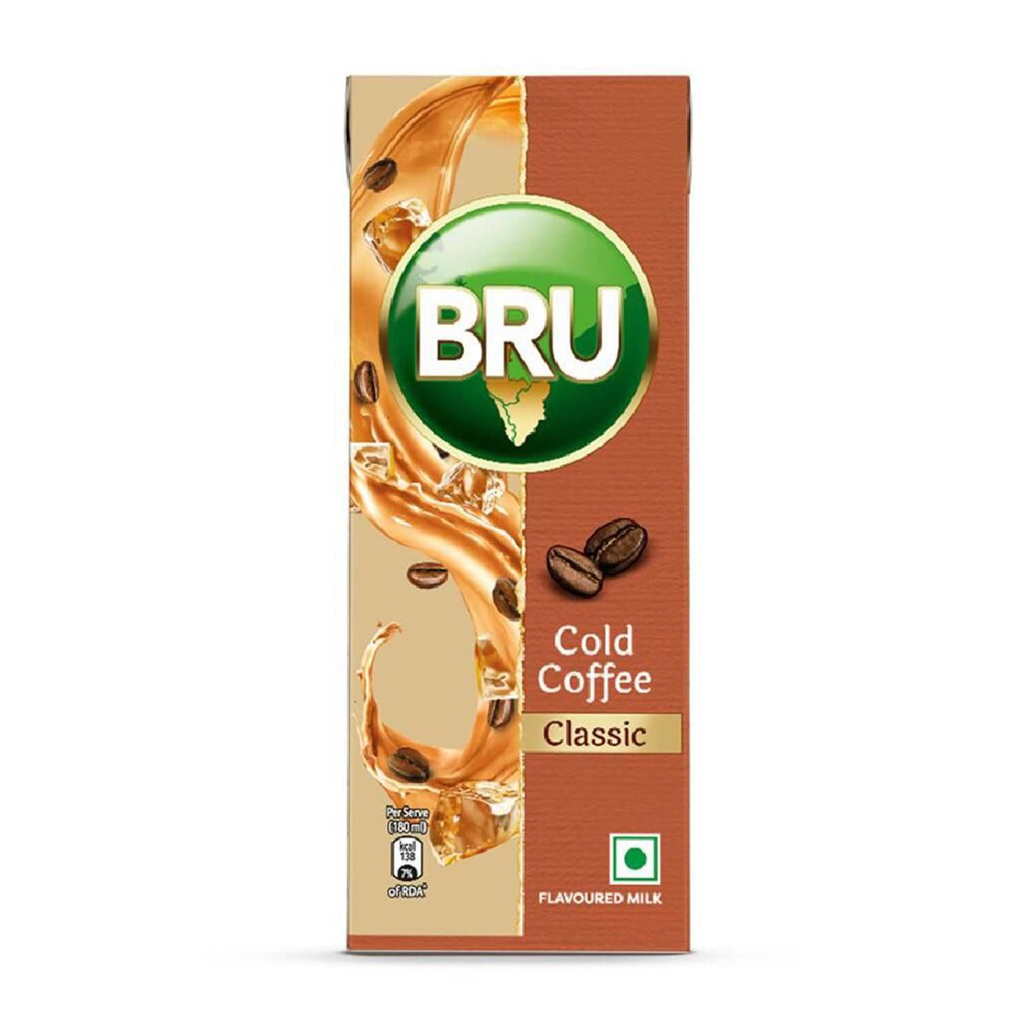BRU Classic Tetra Pack Cold Coffee