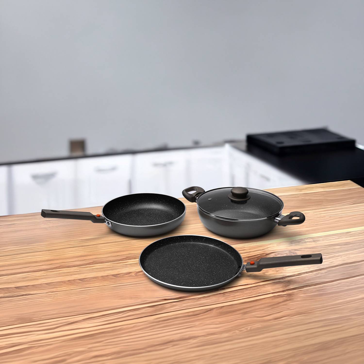 Prestige Omega Festival Pack Induction Bottom Cookware Set