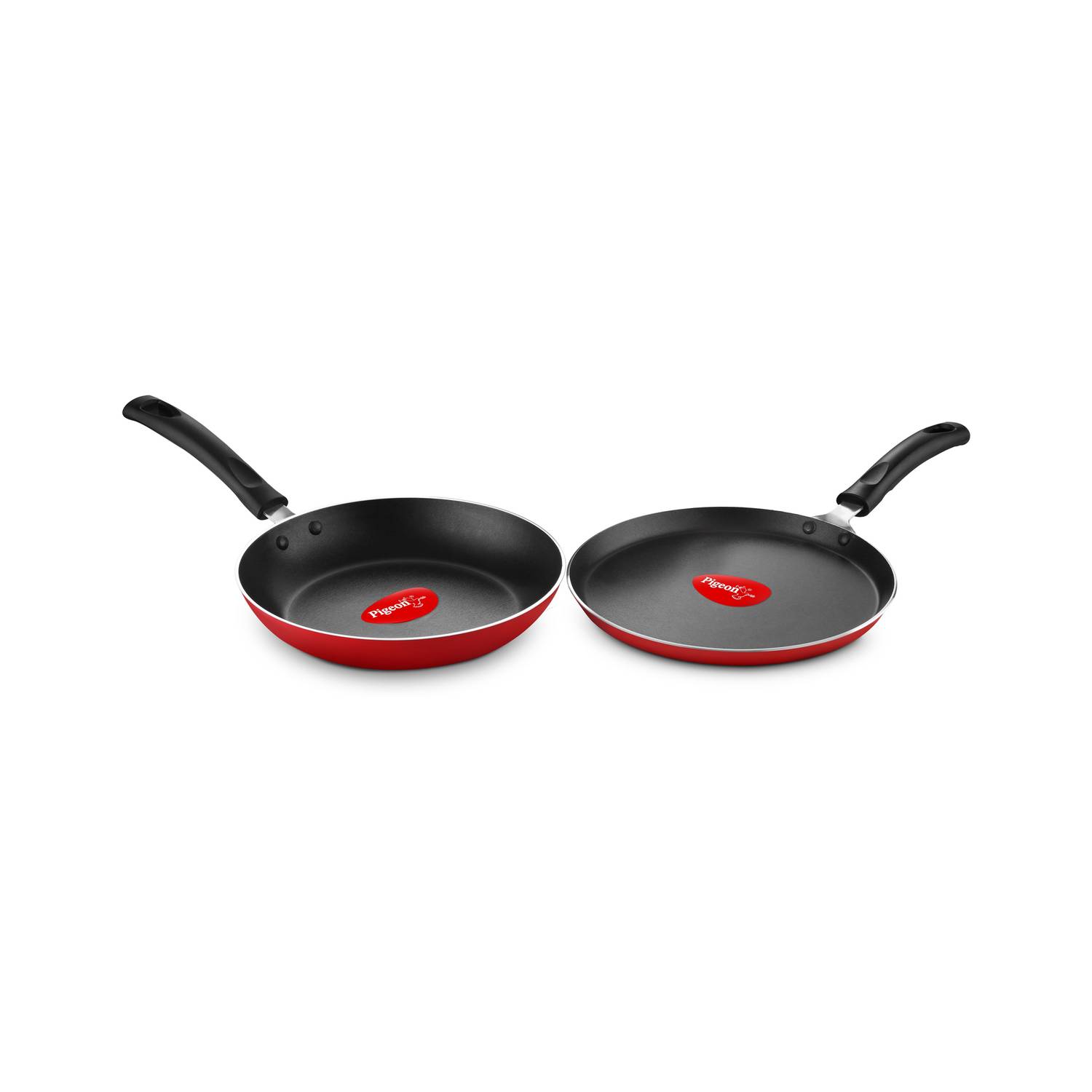 Pigeon Duo Pack,Fry pan and tawa Non-Stick Coated Cookware Set