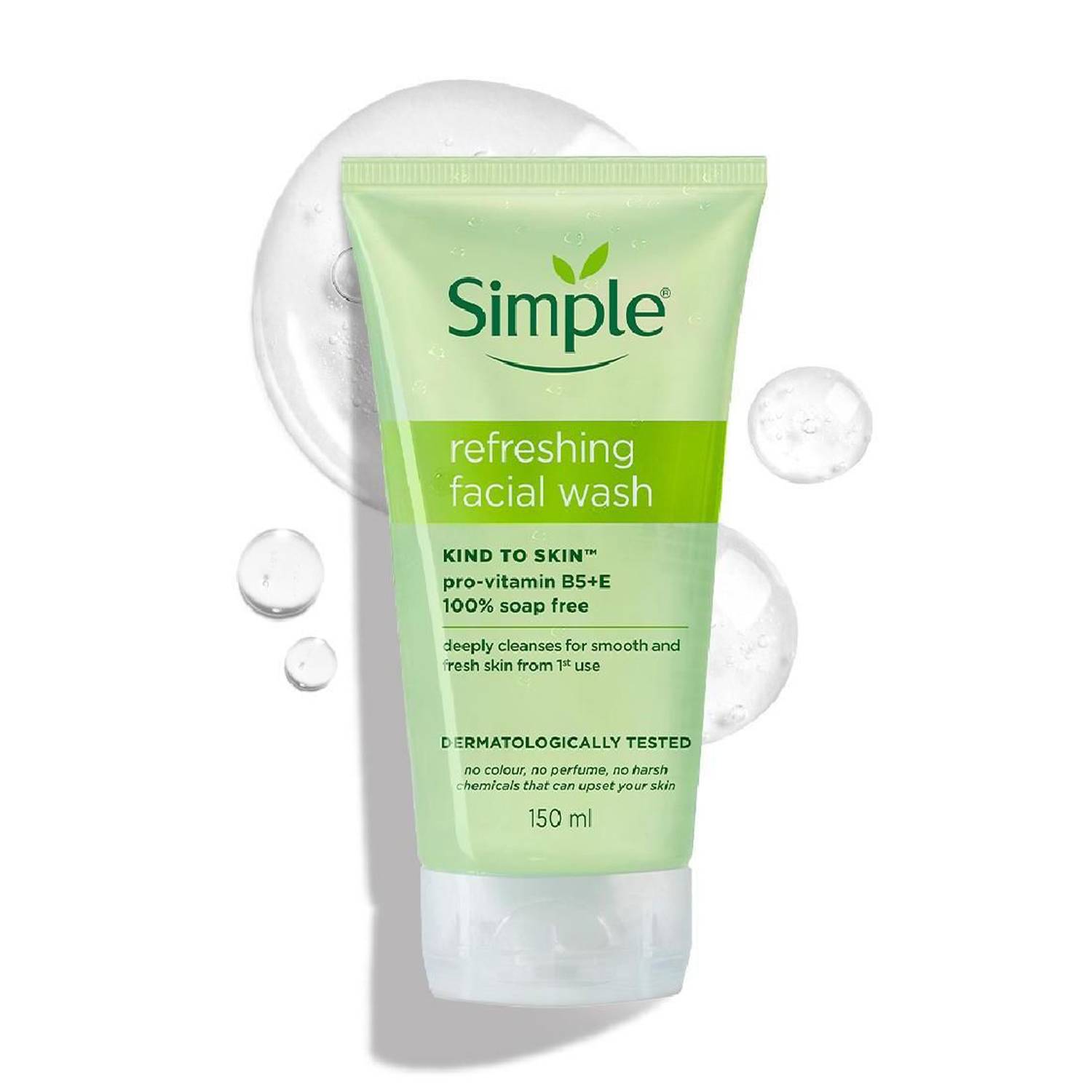 Simple Kind To Skin Refreshing Facial Wash 150 ml - Image 1