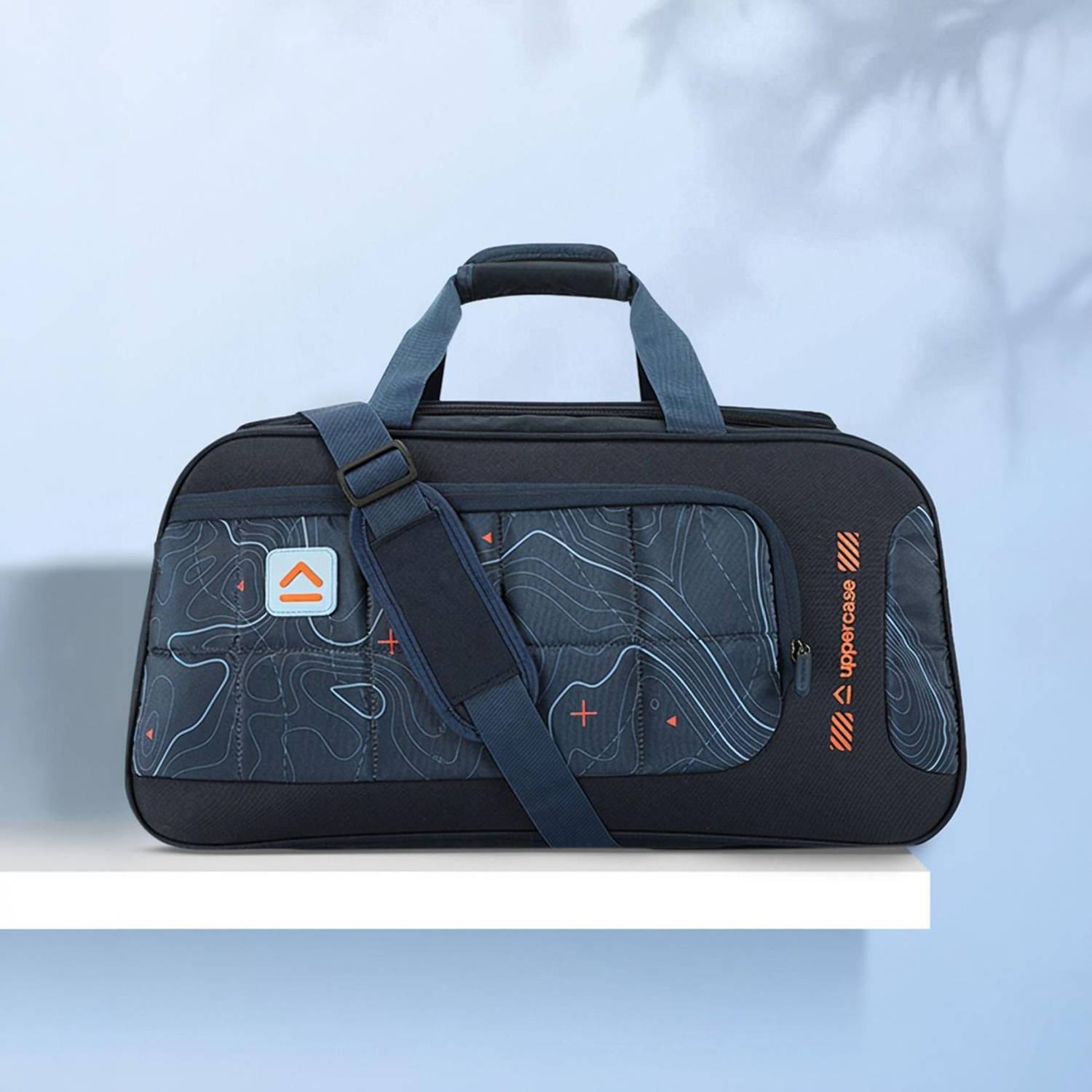 Uppercase Topo 55cm Bag for Men & Women PVC Pocket Inside Duffel Without Wheels