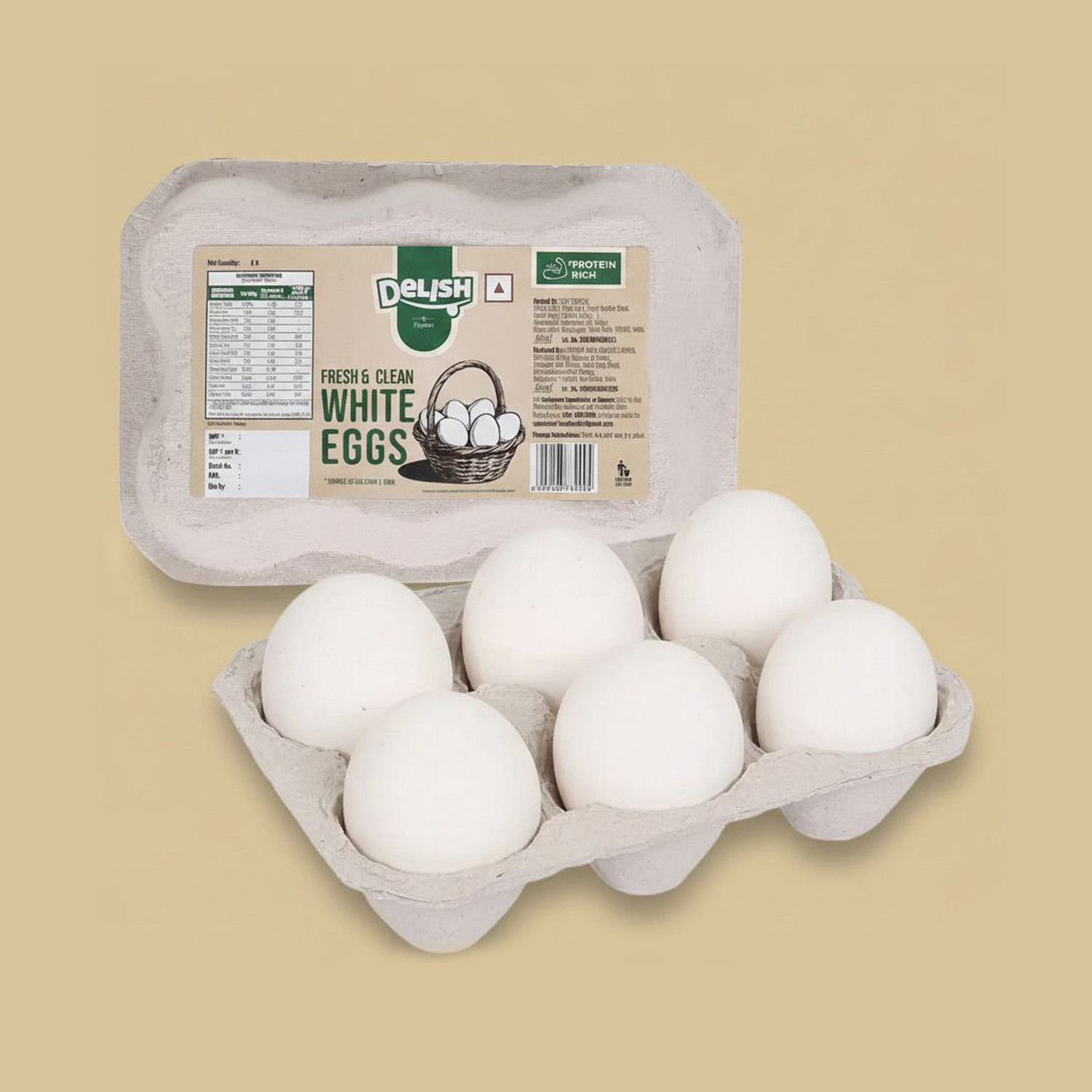 Image of Delish White Eggs