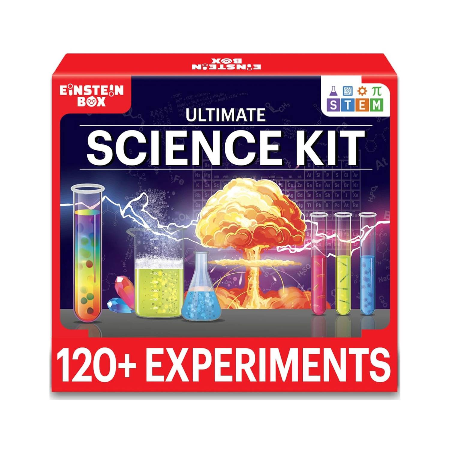 Einstein Box Science Experiment Kit | Chemistry Kit Toys for Boys and Girls Aged 6-12 Years