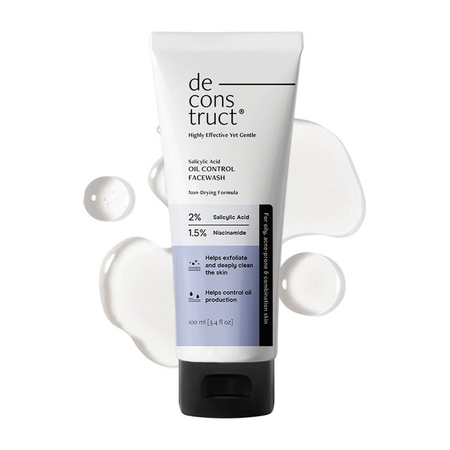 Deconstruct Salicylic Acid + Niacinamide Face Wash - Image 1