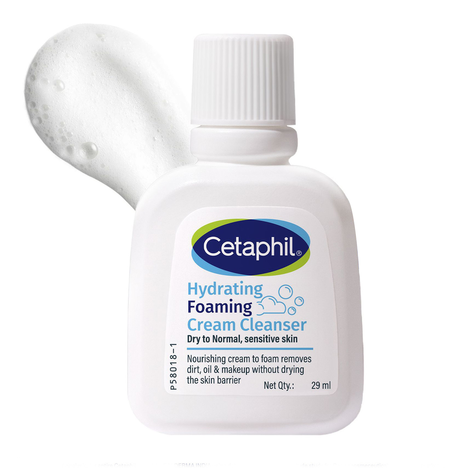 Image of Cetaphil Hydrating Foaming Cream Cleanser Face Wash