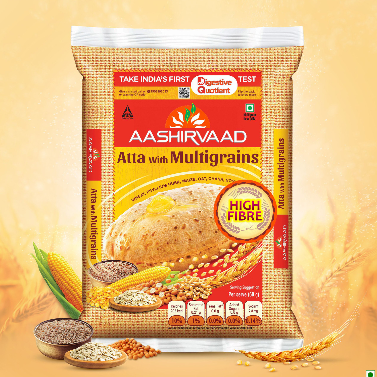 Image of AASHIRVAAD Multigrain Atta